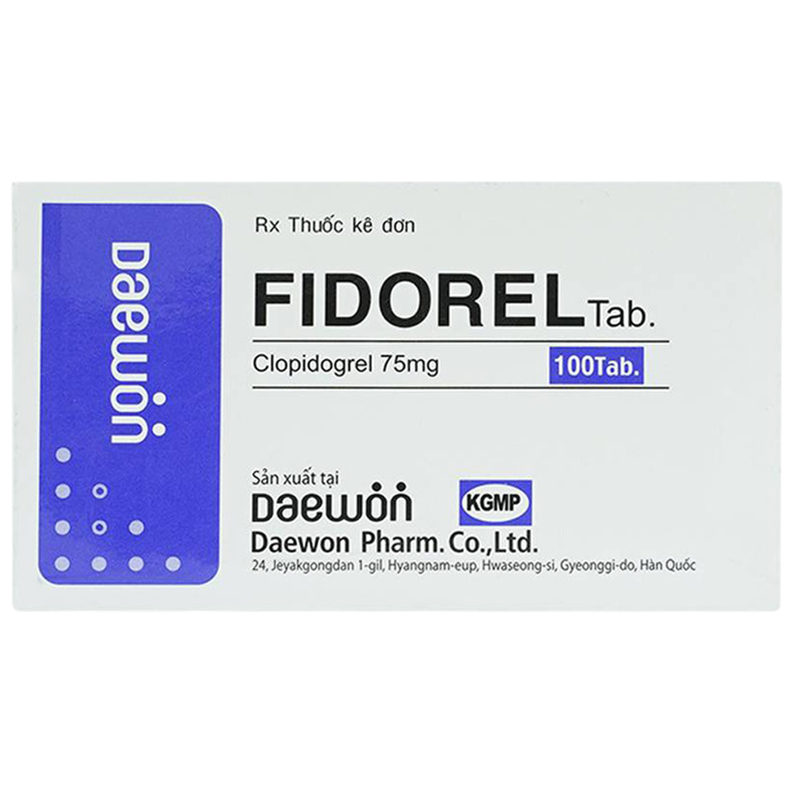 Thuốc Fidorel Camel giảm các biến cố do xơ vữa động mạch (3 vỉ x 10 viên)