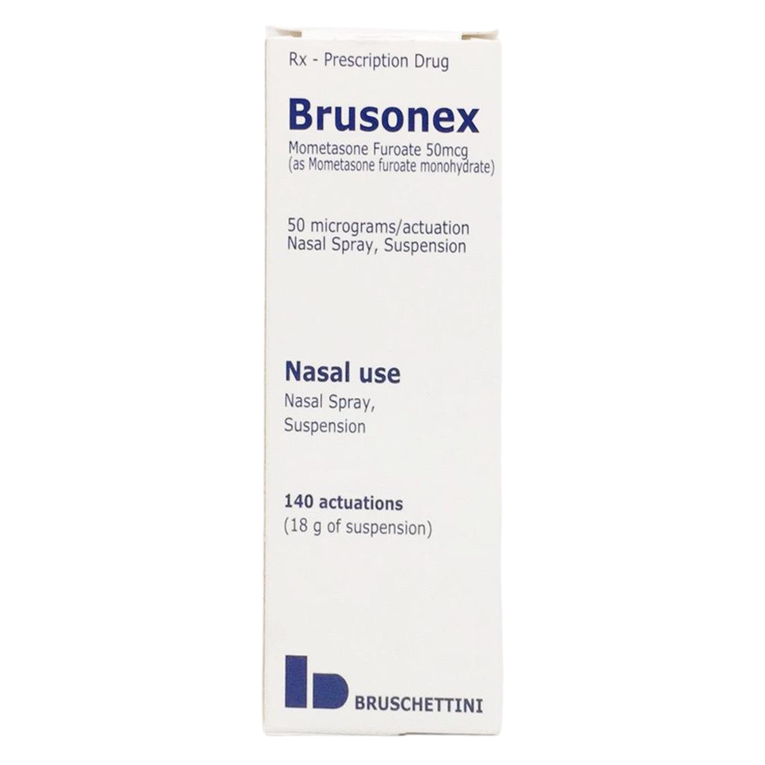 Hỗn dịch xịt mũi Brusonex Bruschettini điều trị chảy mũi, hắt hơi, ngứa ngáy, khó chịu ở mũi 