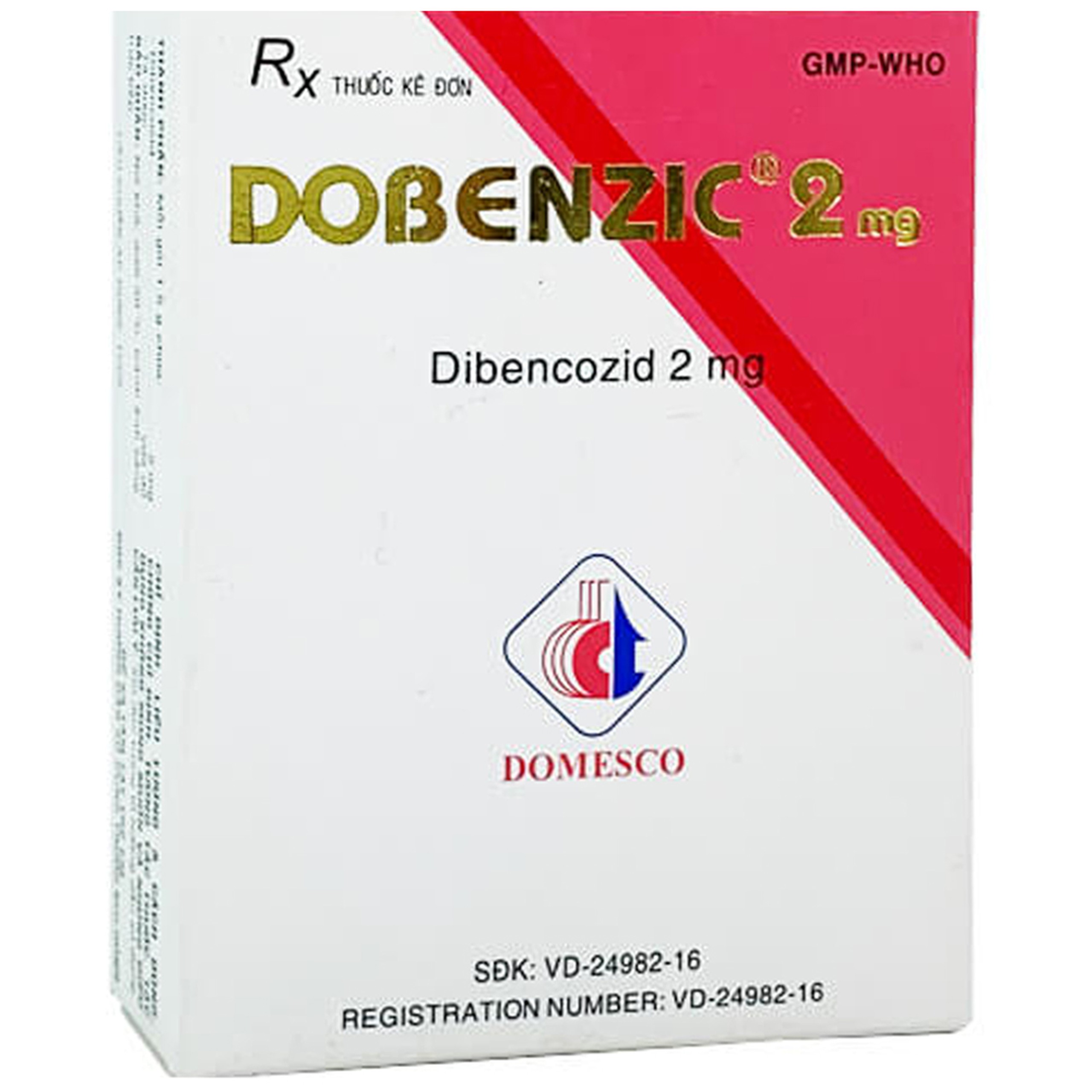 Thuốc Dobenzic 2mg Domesco hỗ trợ kích thích tổng hợp protein (10 gói)