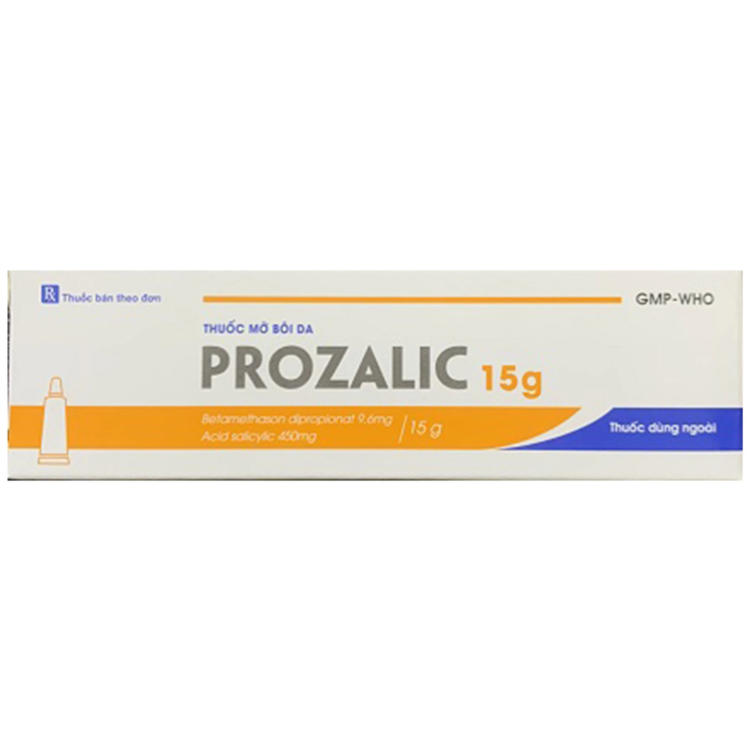 Thuốc mỡ bôi da Prozalic điều trị lichen phẳng, viêm da dị ứng mạn tính (15g)