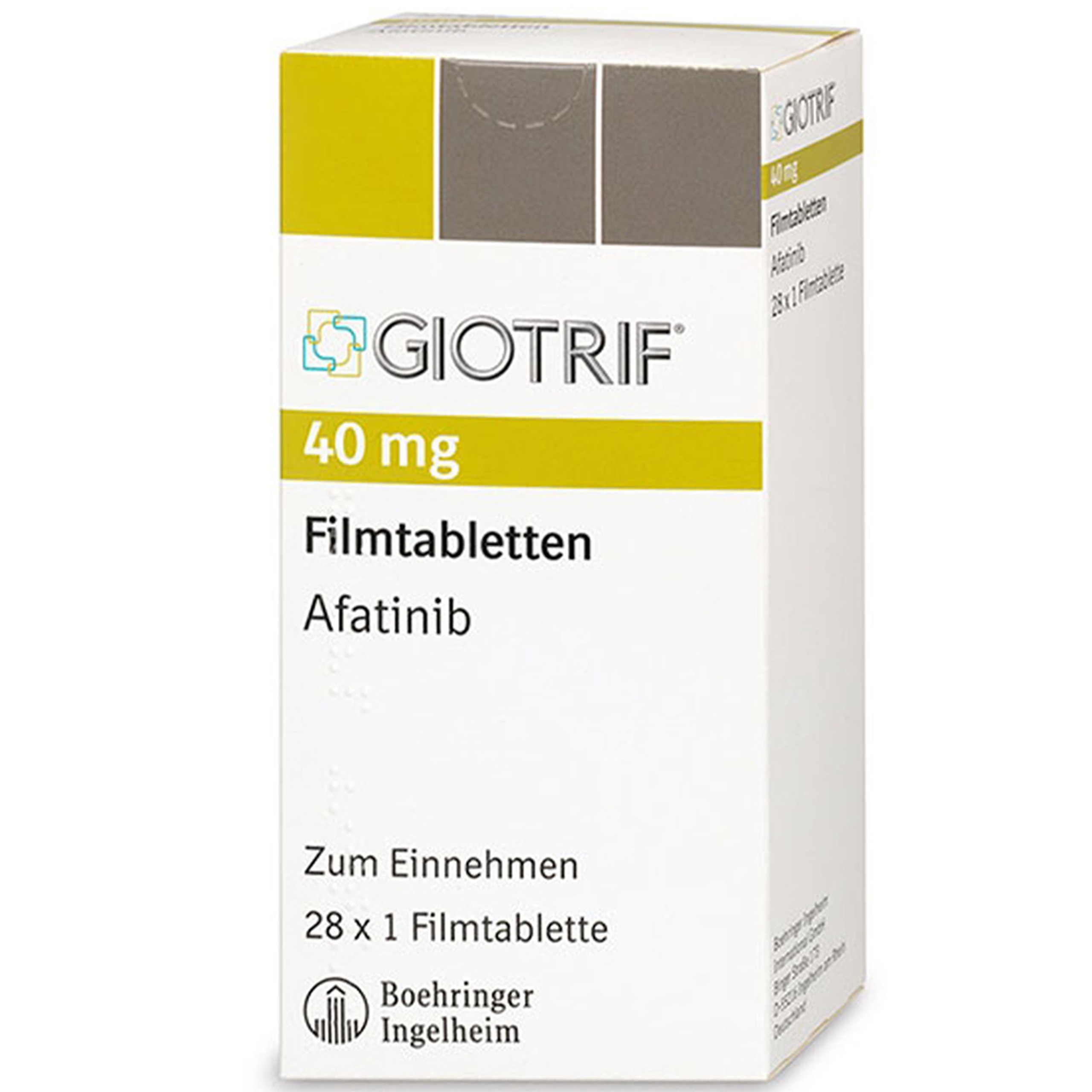 Thuốc Giotrif 40mg Boehringer điều trị ung thư phổi (4 vỉ x 7 viên)