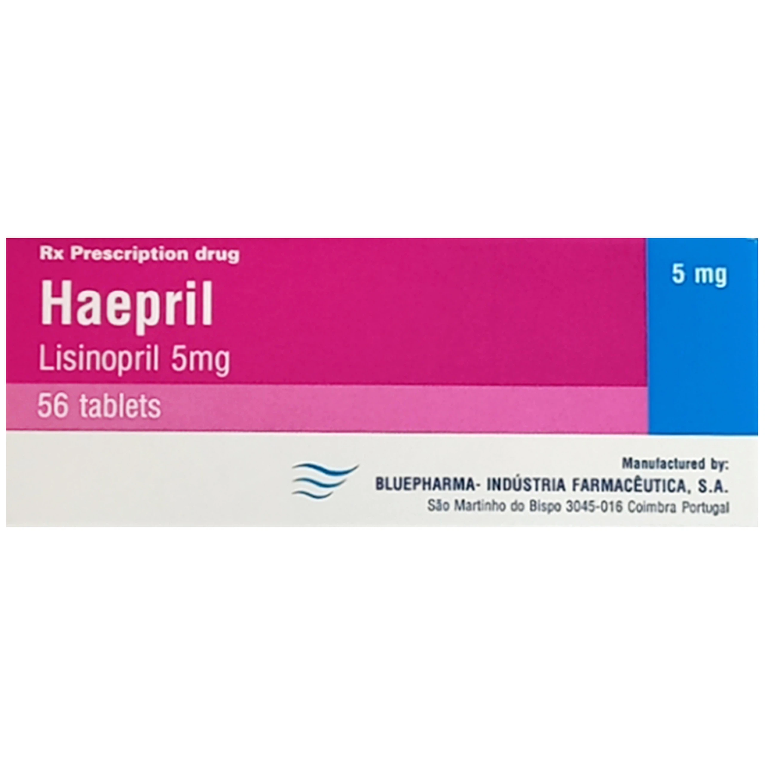 Thuốc Haepril 5mg Đại Bắc điều trị tăng huyết áp, suy tim, nhồi máu cơ tim (4 vỉ x 14 viên)