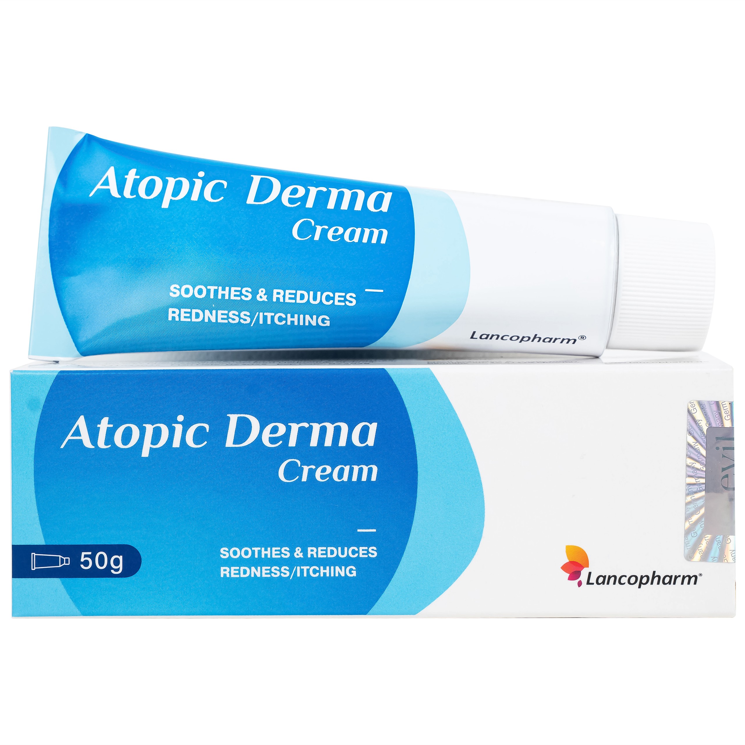 Kem bôi Atopic Derma Cream Lancopharm dưỡng ẩm, giảm kích ứng cho viêm da cơ địa (50g)