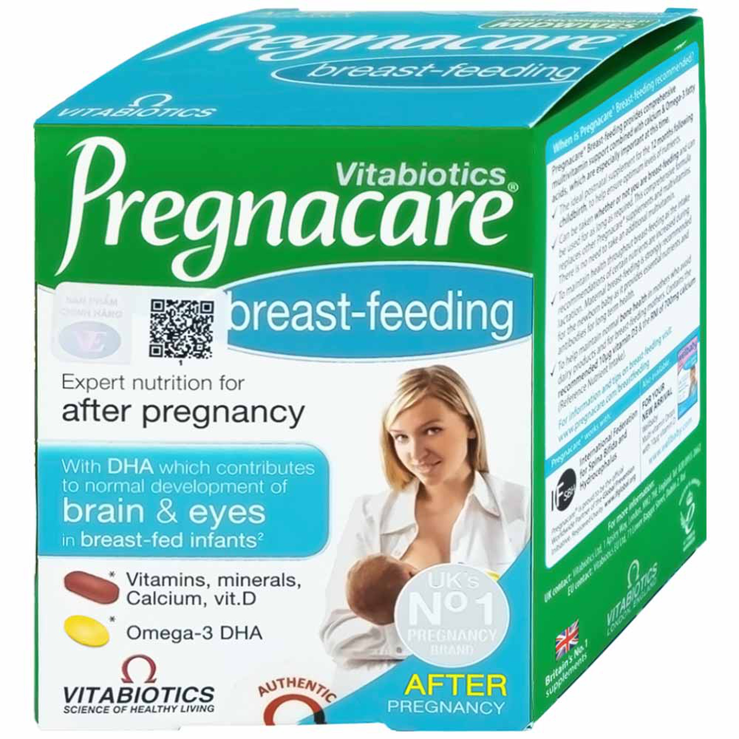 Viên uống Pregnacare Breast Feeding Vitabiotics bổ sung vitamin và khoáng chất cho phụ nữ cho con bú (6 vỉ x 14 viên)