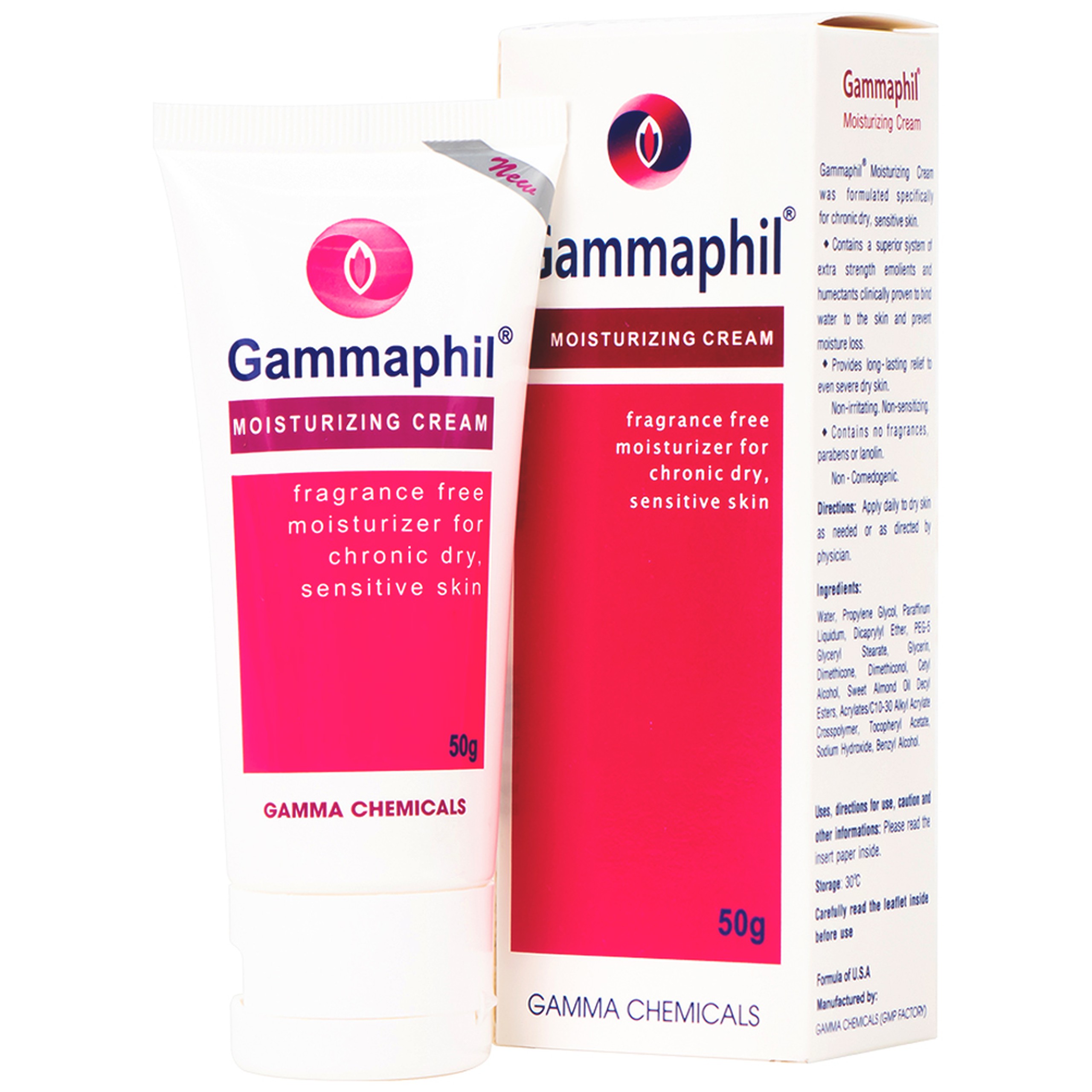 Kem dưỡng ẩm Gammaphil Moisturizing Cream dành cho mọi loại da (50g)