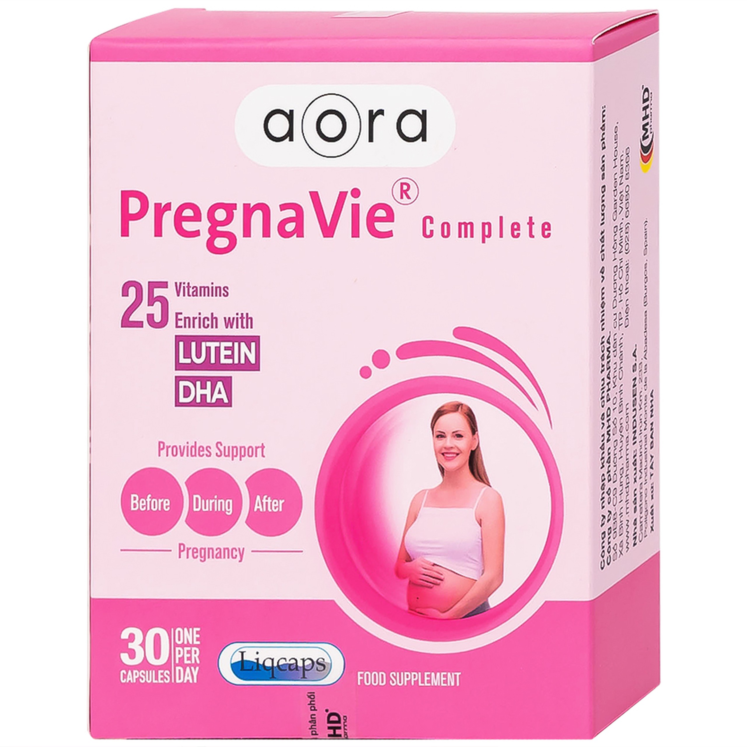 Viên uống PregnaVie Complete MHD cung cấp các vitamin và khoáng chất (3 vỉ x 10 viên)