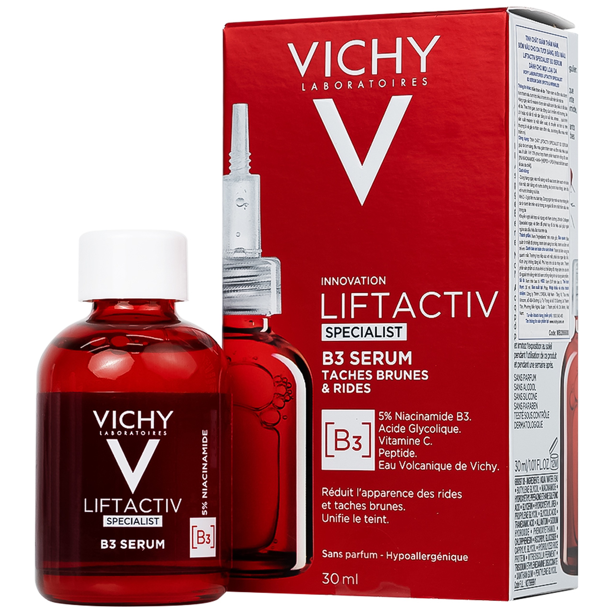 Tinh chất ngăn ngừa thâm nám, đốm nâu Liftactiv Specialist B3 Serum 30ml Vichy