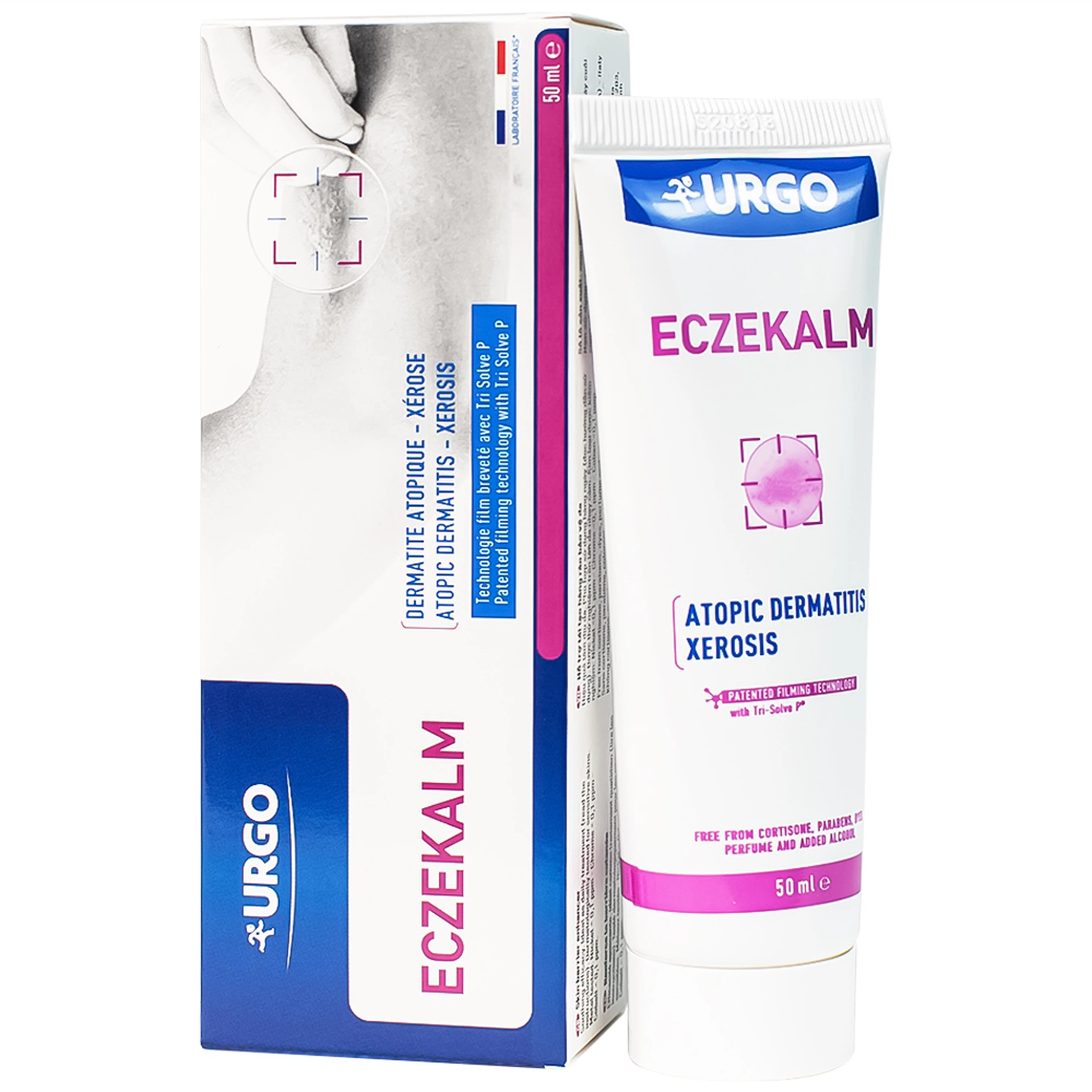Kem bôi Urgo Eczekalm 50ml dạng gel hỗ trợ điều trị viêm da và chứng khô da