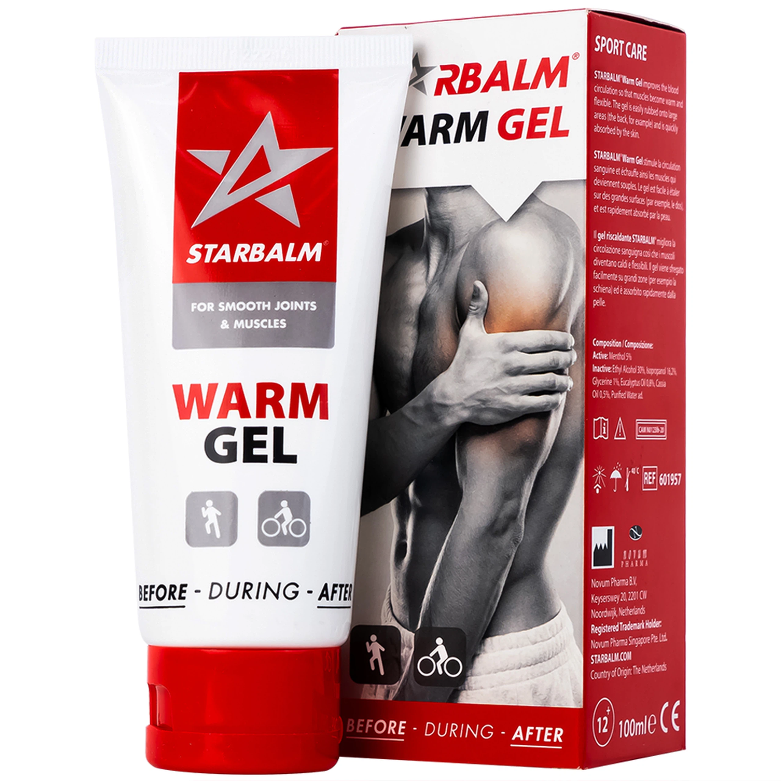 Gel làm nóng Starbalm Warm Gel thư giãn cơ, hạn chế chấn thương do vận động, mỏi cơ (100ml)