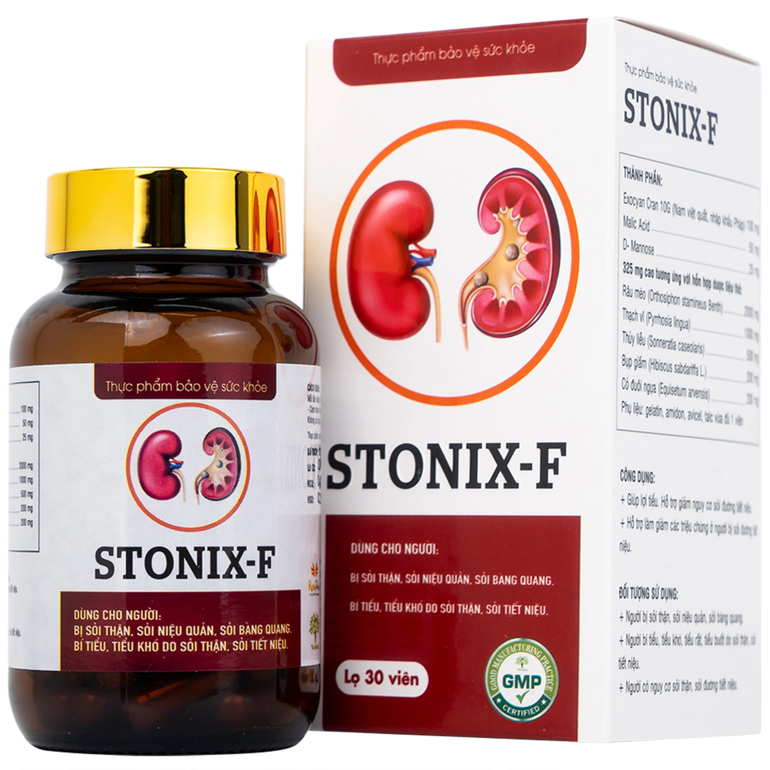 Viên nang cứng Stonix-F Vesta lợi tiểu, giảm nguy cơ sỏi đường tiết niệu (30 viên)