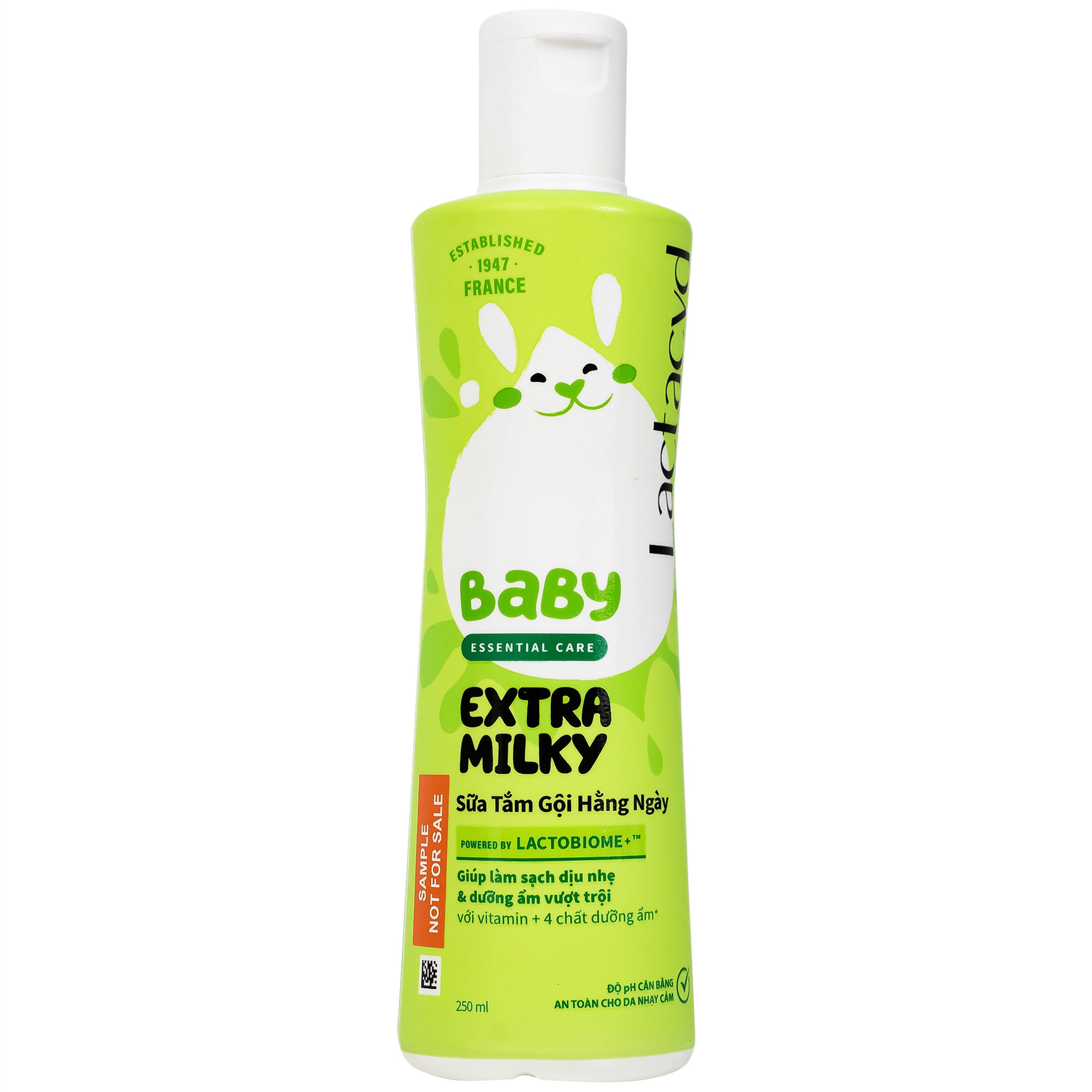 Sữa tắm gội cho bé Lactacyd Baby Extra Milky bảo vệ, nuôi dưỡng da và tóc (250ml)