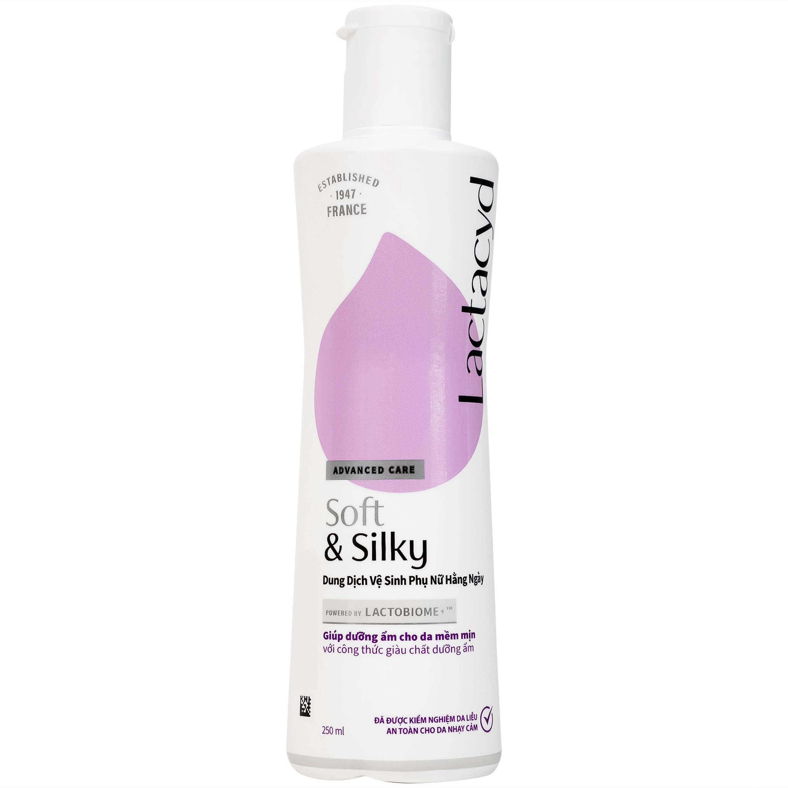 Dung dịch vệ sinh phụ nữ Lactacyd Soft and Silky làm sạch và dưỡng ẩm (250ml)