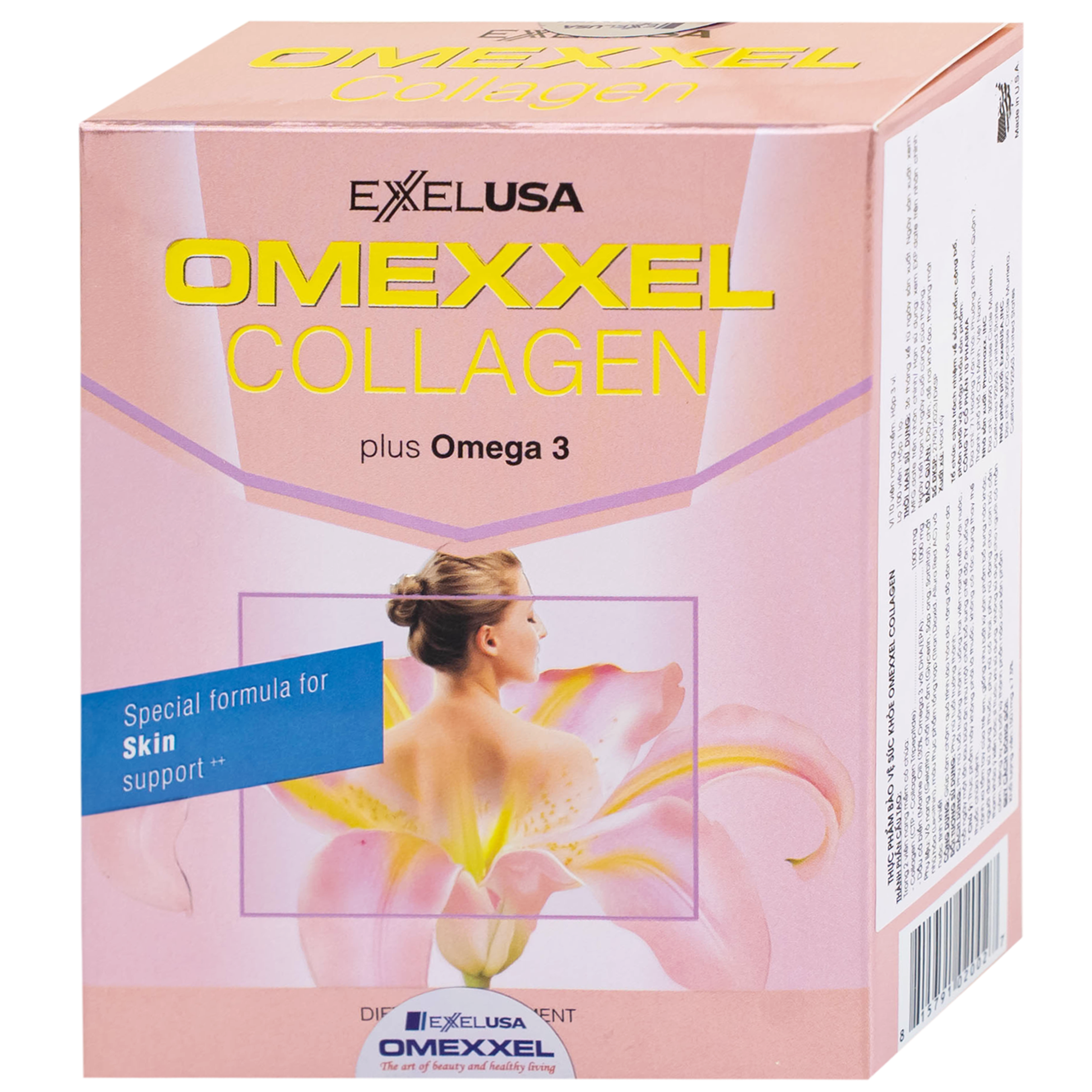 Thực phẩm bảo vệ sức khoẻ Omexxel Collagen giúp làm chậm quá trình lão hóa da (3 vỉ x 10 viên)