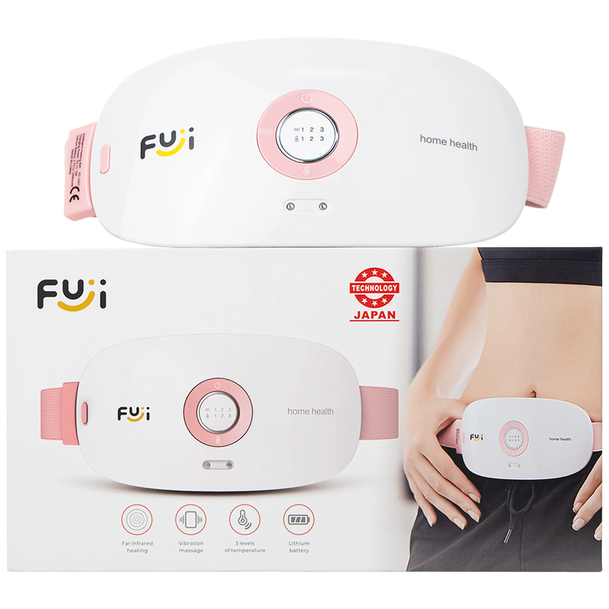 Máy mát xa bụng Fuji PG-2507 hỗ trợ làm ấm đều toàn thân, mang lại cảm giác dễ chịu cho cơ thể