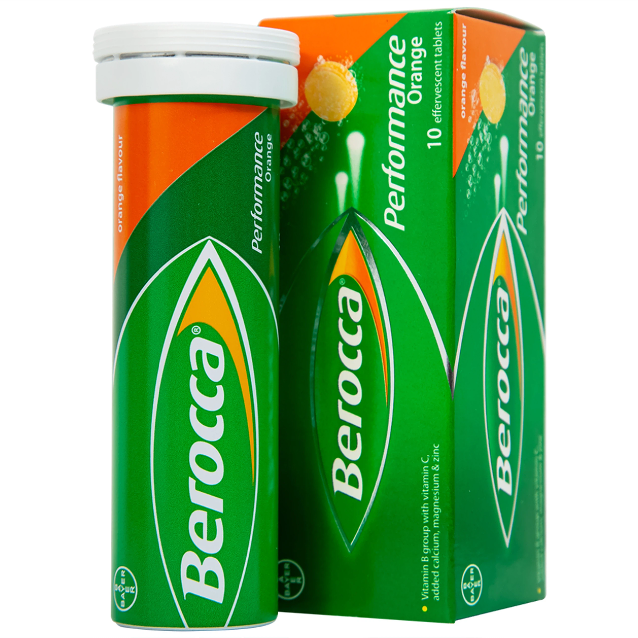 Viên sủi Berocca Bayer bổ sung vitamin và khoáng chất (10 viên)