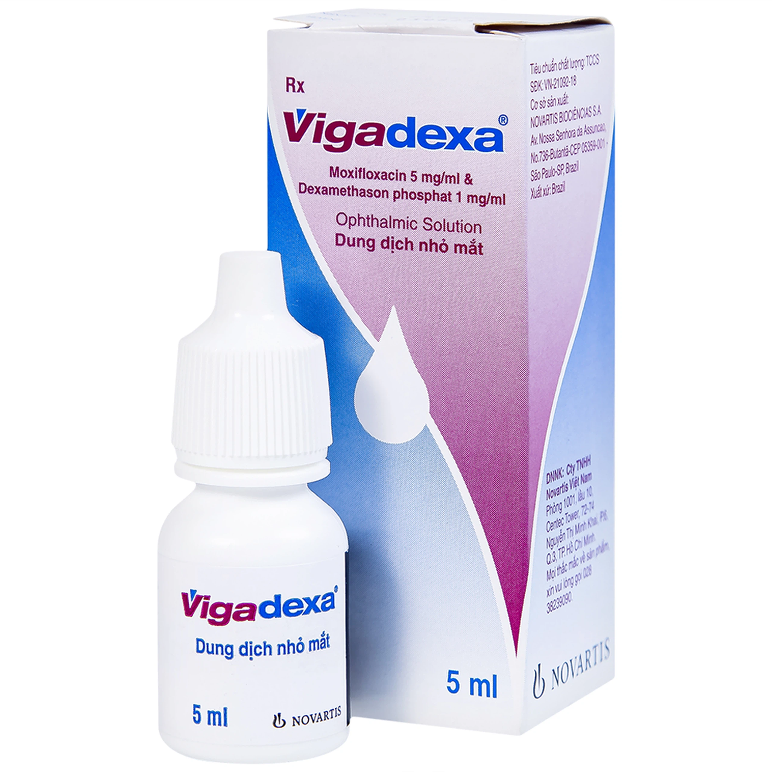 Thuốc nhỏ mắt Vigadexa Alcon điều trị các chứng nhiễm khuẩn ở mắt (5ml)