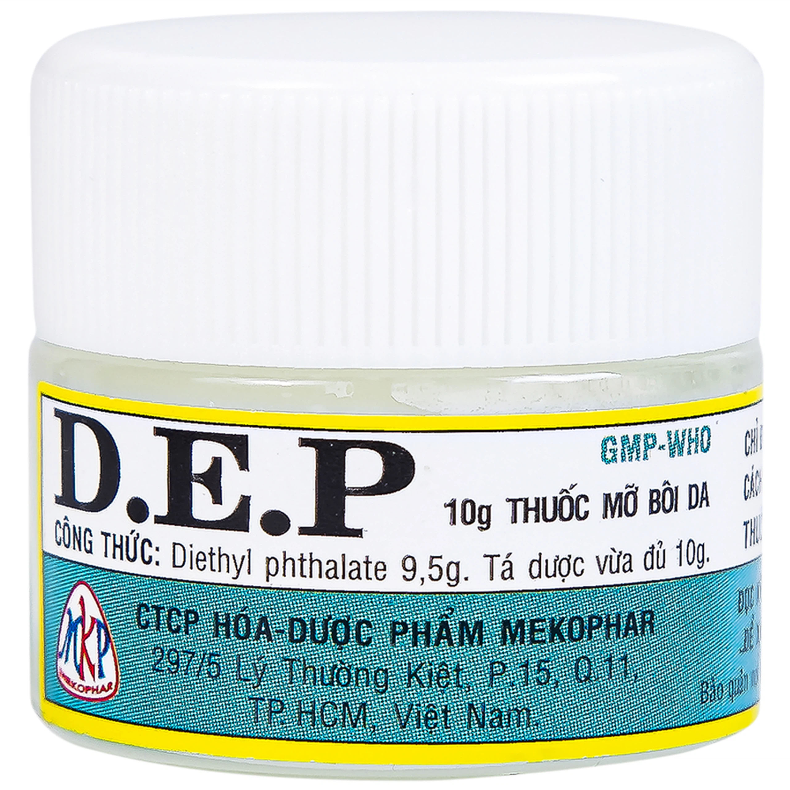 Thuốc mỡ bôi da D.E.P Mekophar điều trị ghẻ ngứa (10g)