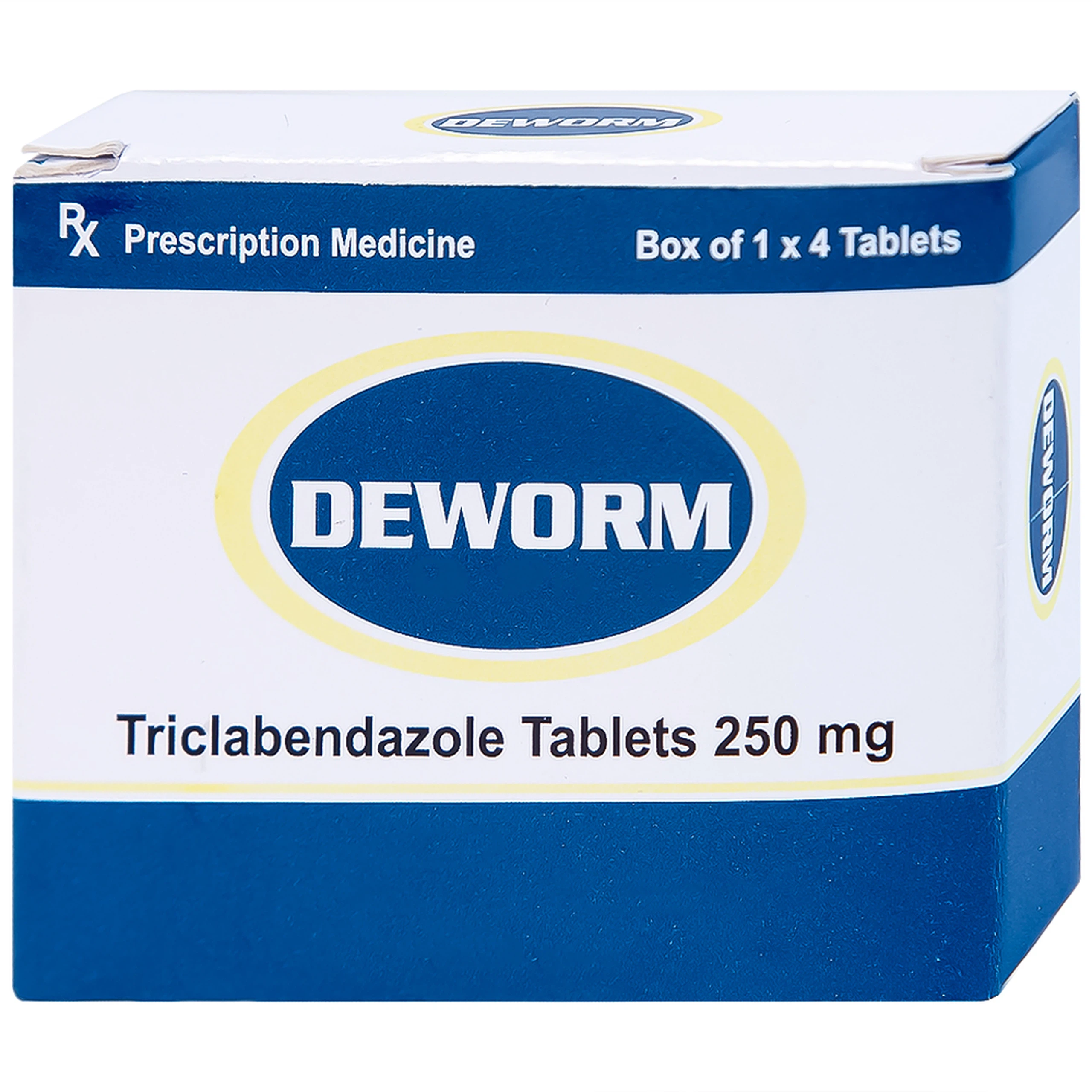 Thuốc Deworm AtraZeneca điều trị bệnh sán lá gan lớn, sán lá phổi (4 viên)