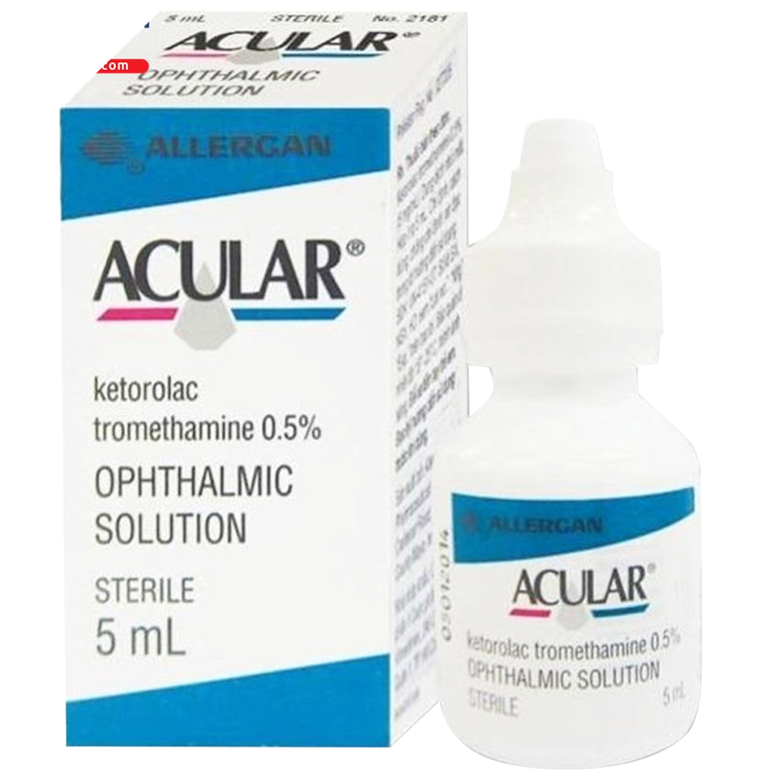 Thuốc nhỏ mắt Acular Allergan giảm tạm thời ngứa mắt do viêm kết mạc dị ứng theo mùa (5ml)
