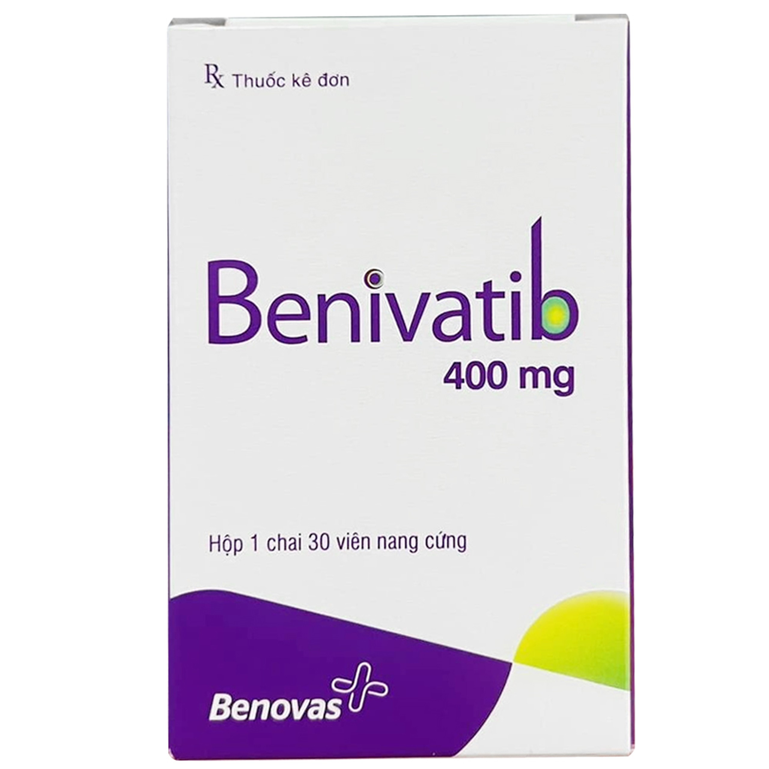 Thuốc Benivatib 400mg Benovas điều trị bạch cầu mạn tính dòng tủy (30 viên)