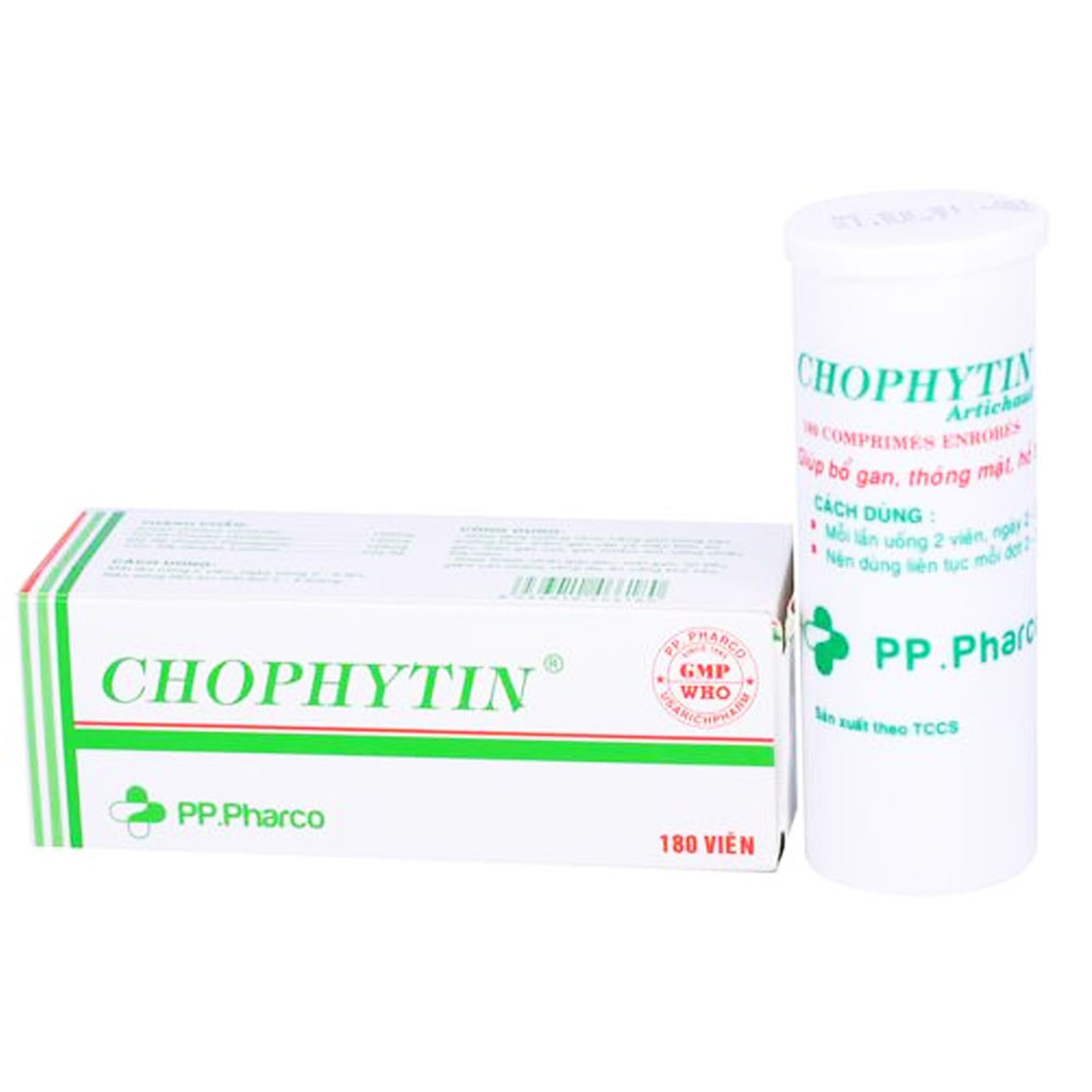 Viên uống Chophytin Pharco giúp tăng cường chức năng gan (180 viên)