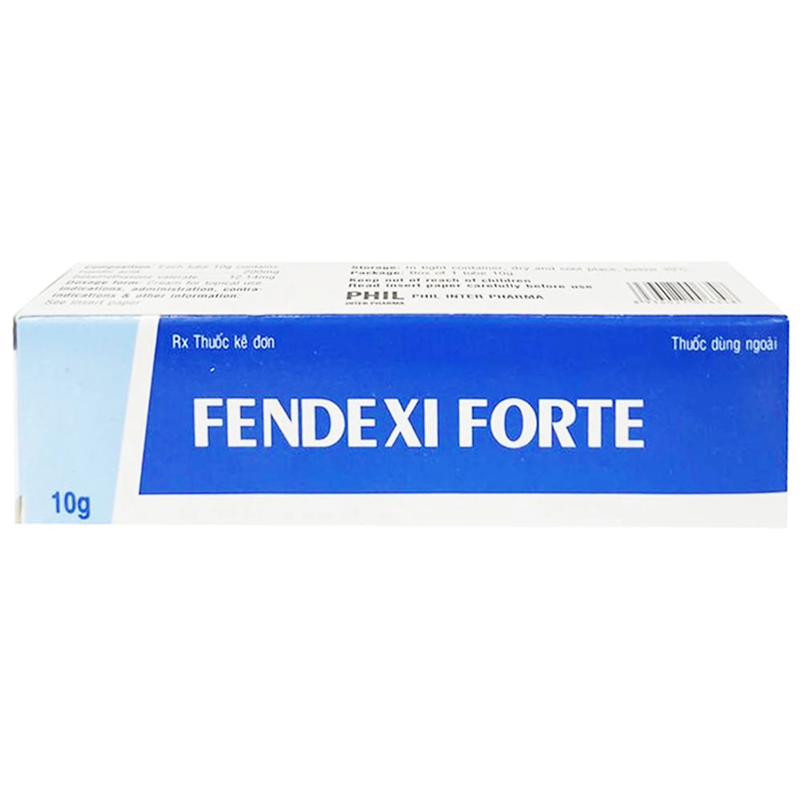 Thuốc Fendexi Forte Phil Inter hỗ trợ điều trị các bệnh viêm da (10g)
