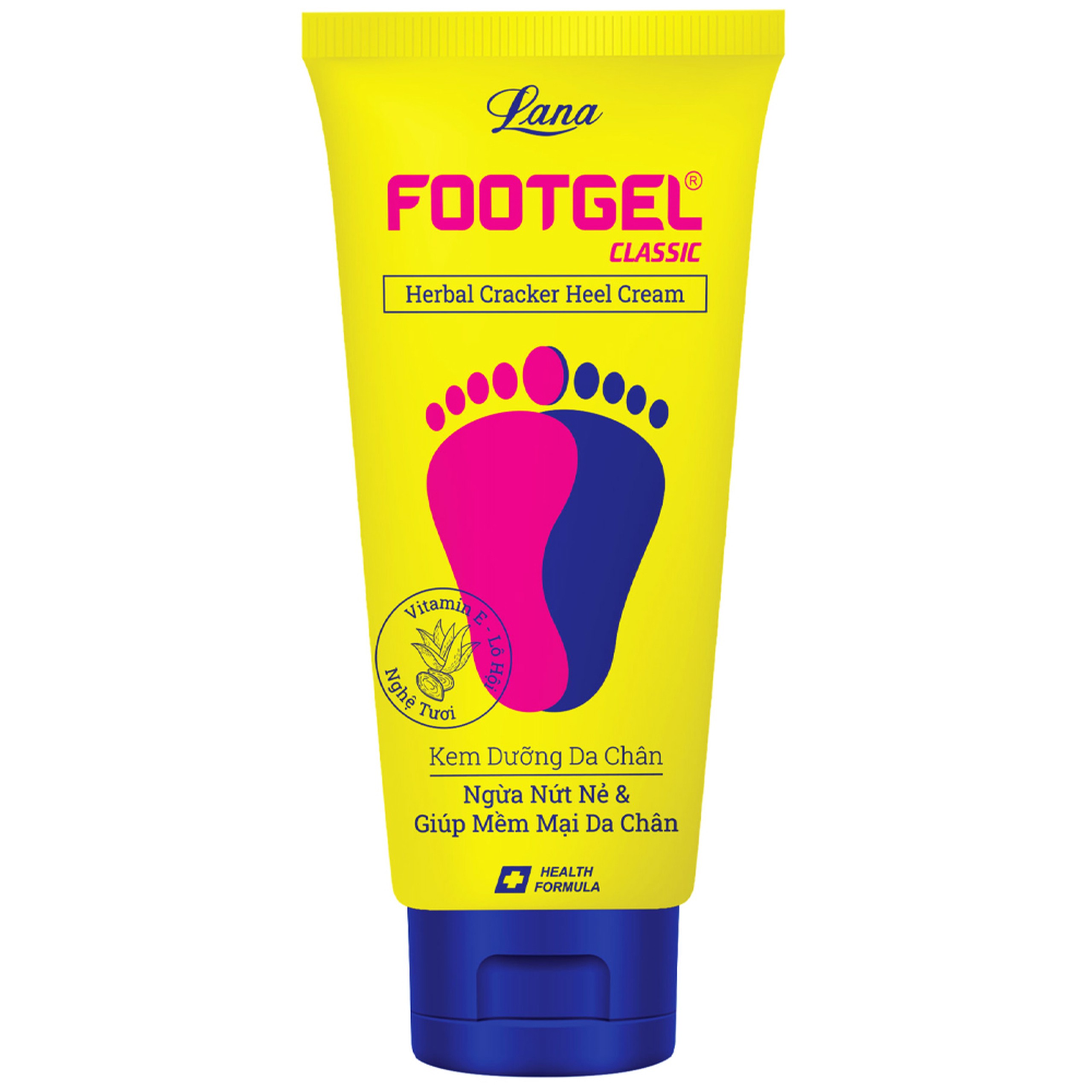 Kem dưỡng da chân Footgel Classic Lana chống nứt nẻ và làm mềm da chân (50g)