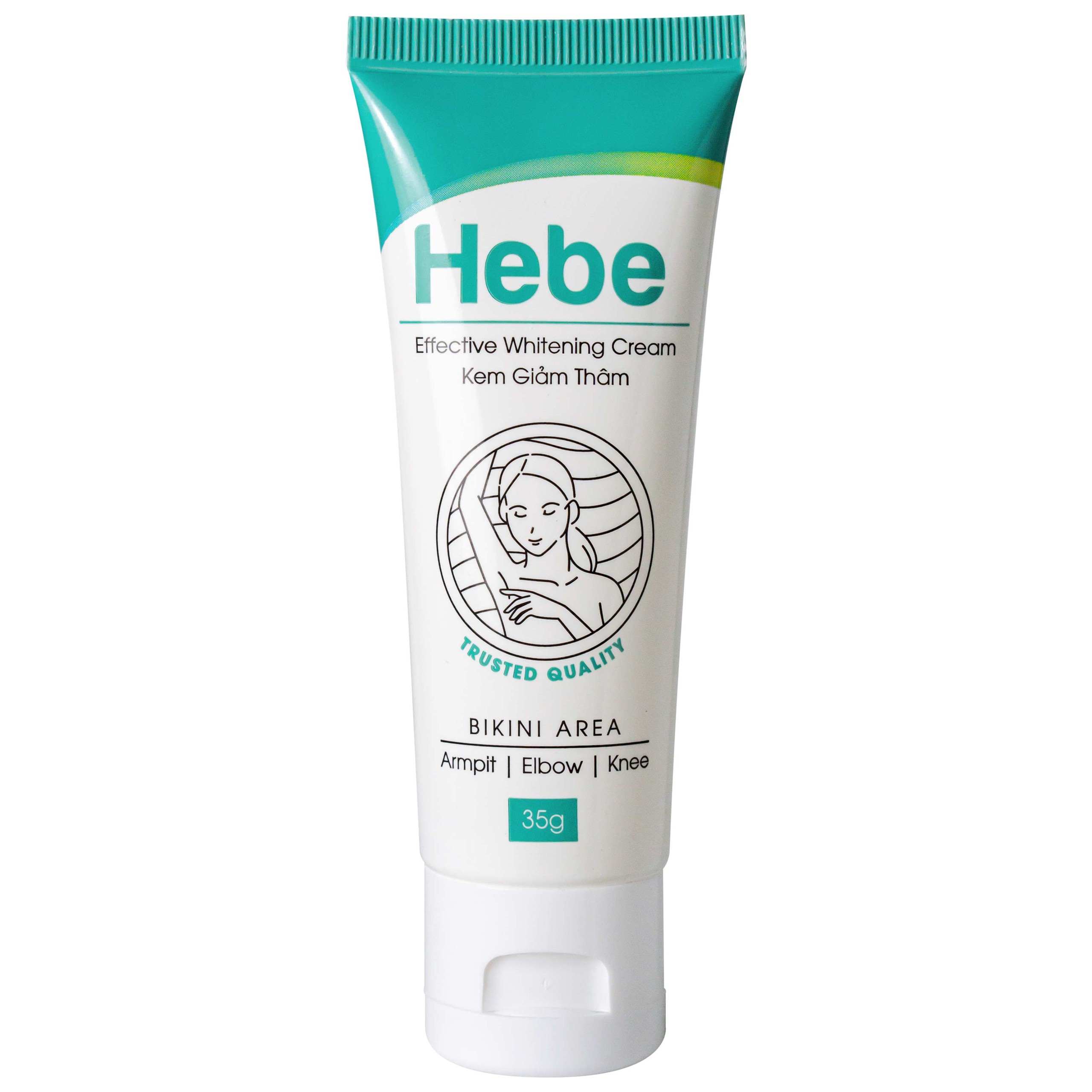 Kem giảm thâm Hebe Effective Whitening Cream La Beaute hỗ trợ giảm thâm vùng nách, vùng kín (35g)