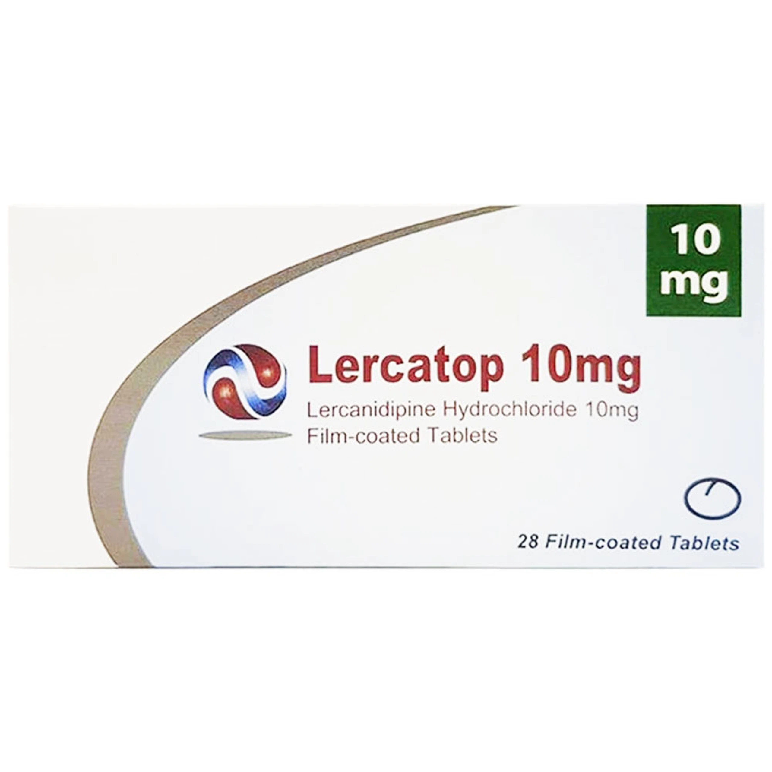 Thuốc Lercatop 10mg Balkanpharma điều trị tăng huyết áp từ nhẹ đến trung bình (2 vỉ x 14 viên)