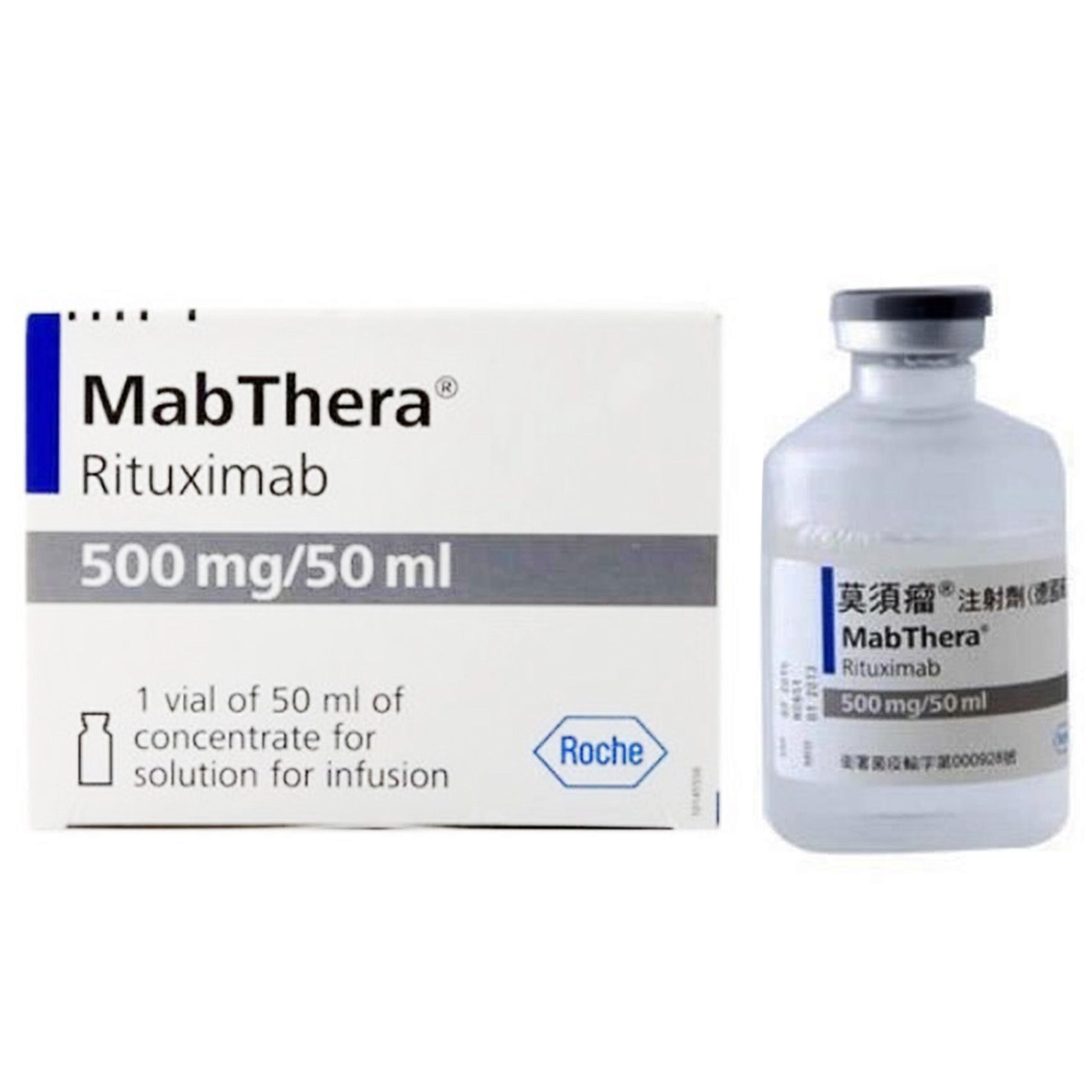 Thuốc Mabthera 500mg Roche dùng trong điều trị ung thư (50ml)