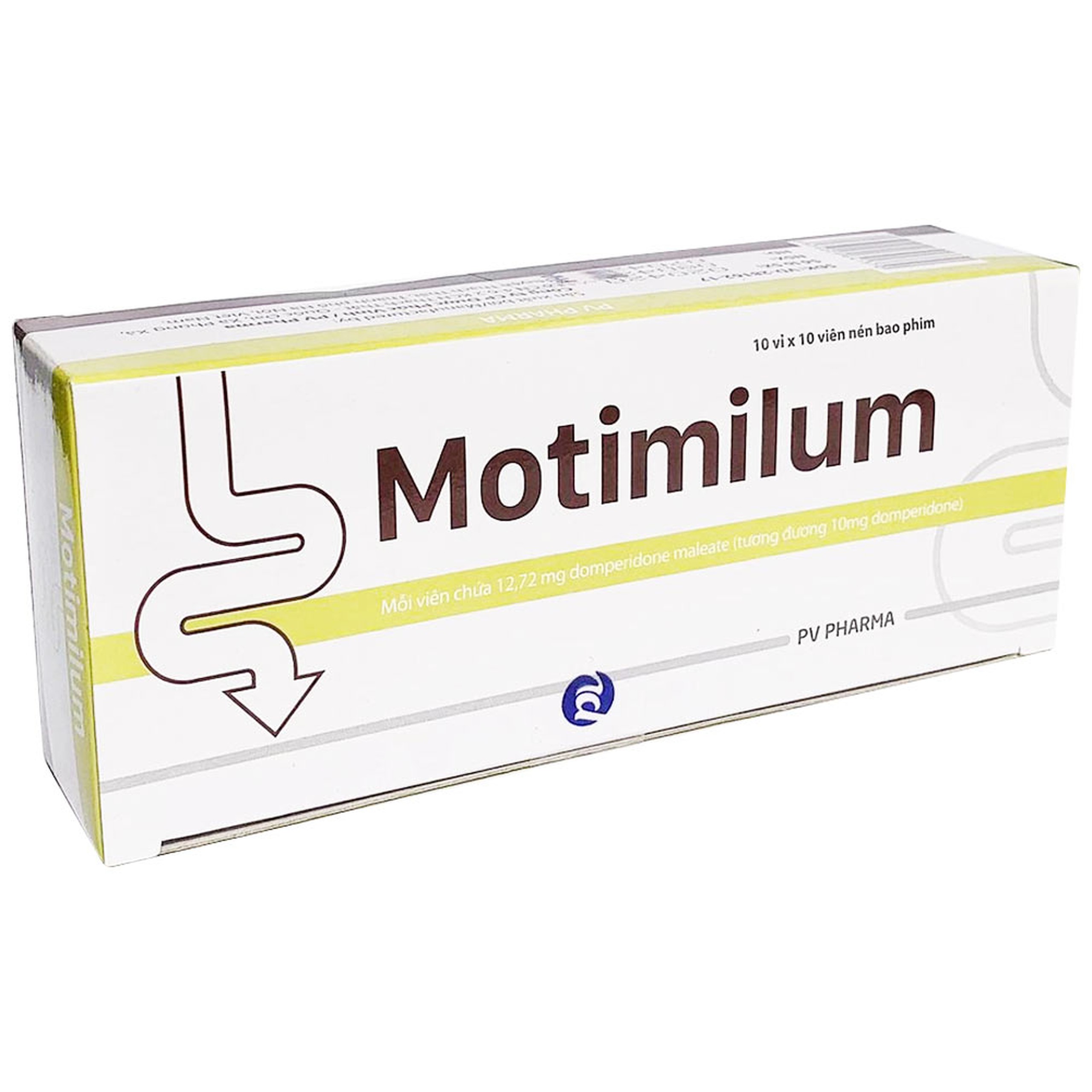 Thuốc Motimilum Phúc Vinh điều trị triệu chứng nôn, buồn nôn (10 vỉ x 10 viên)
