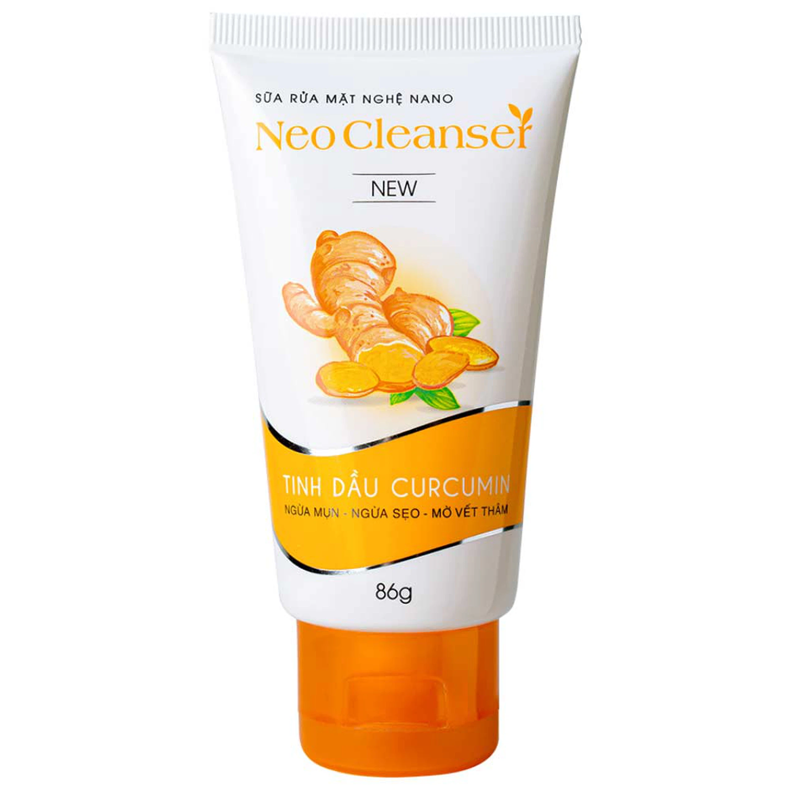 Sữa rửa mặt nghệ Nano Neo Cleanser ngừa mụn, ngừa sẹo, mờ vết thâm (86g)