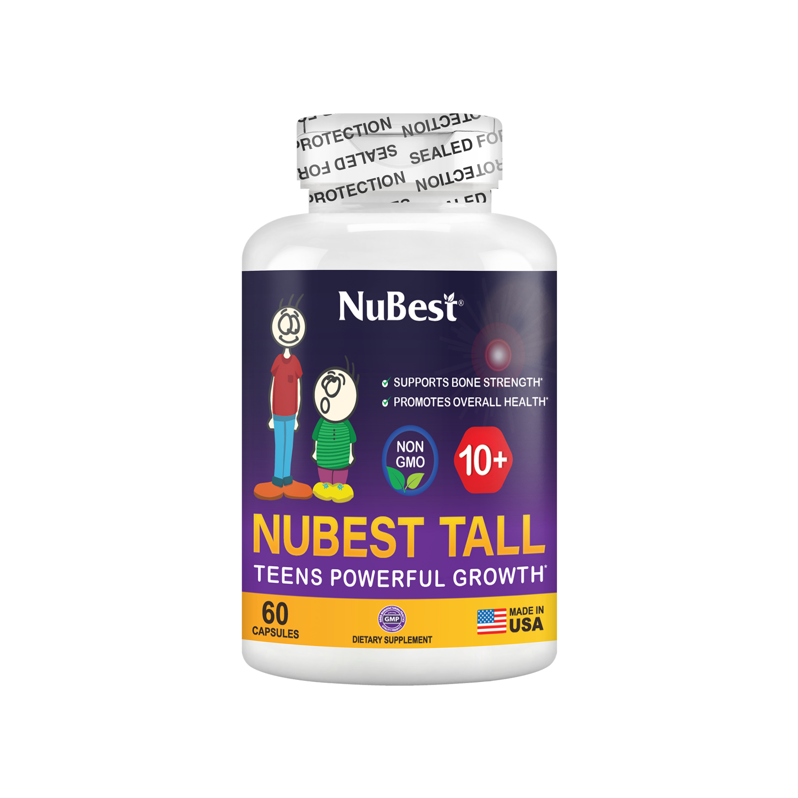 Viên uống Nubest Tall 10+ bổ sung Canxi và vitamin D (60 viên)