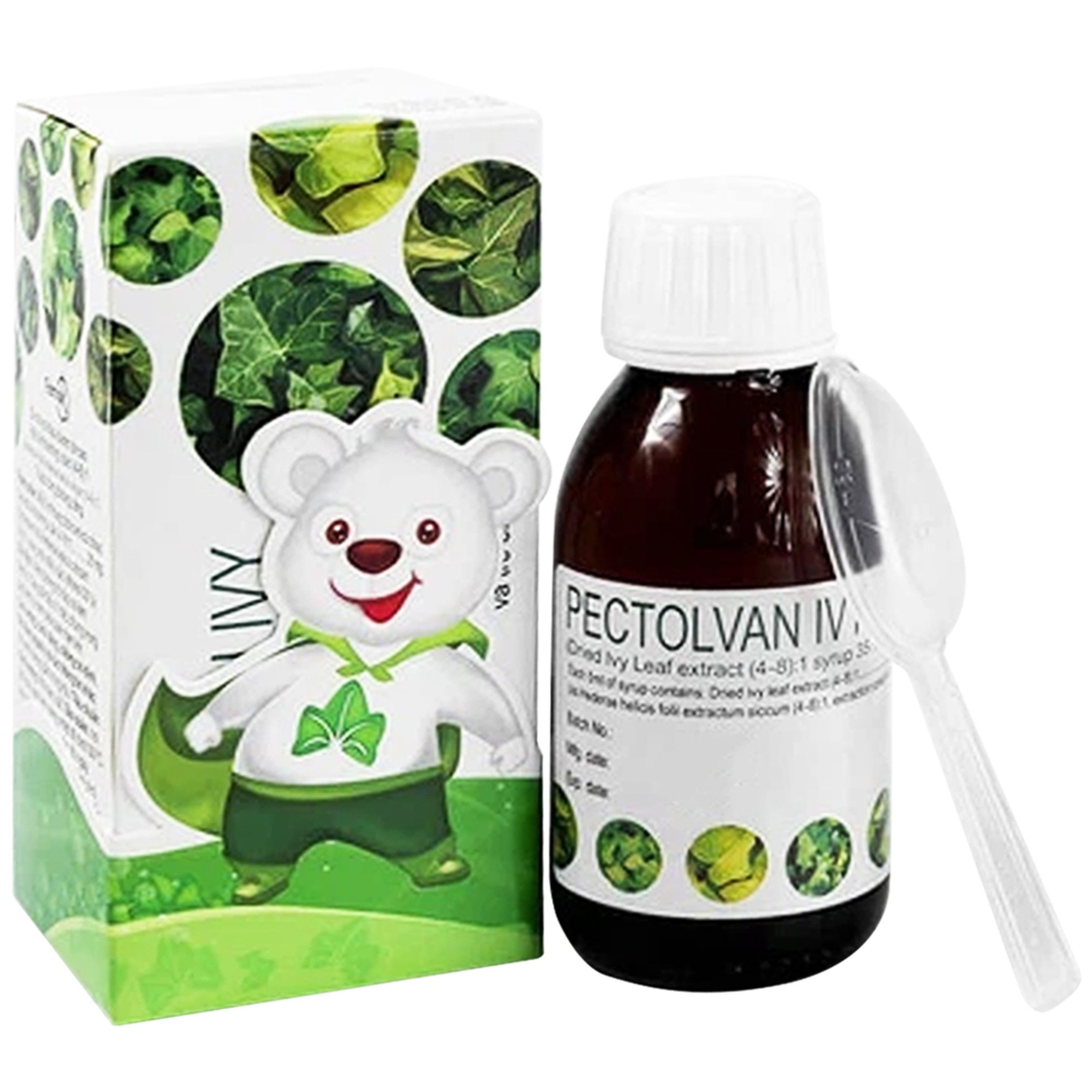 Siro Pectolvan Ivy Farmak điều trị viêm đường hô hấp, viêm phế quản mạn tính (100ml)