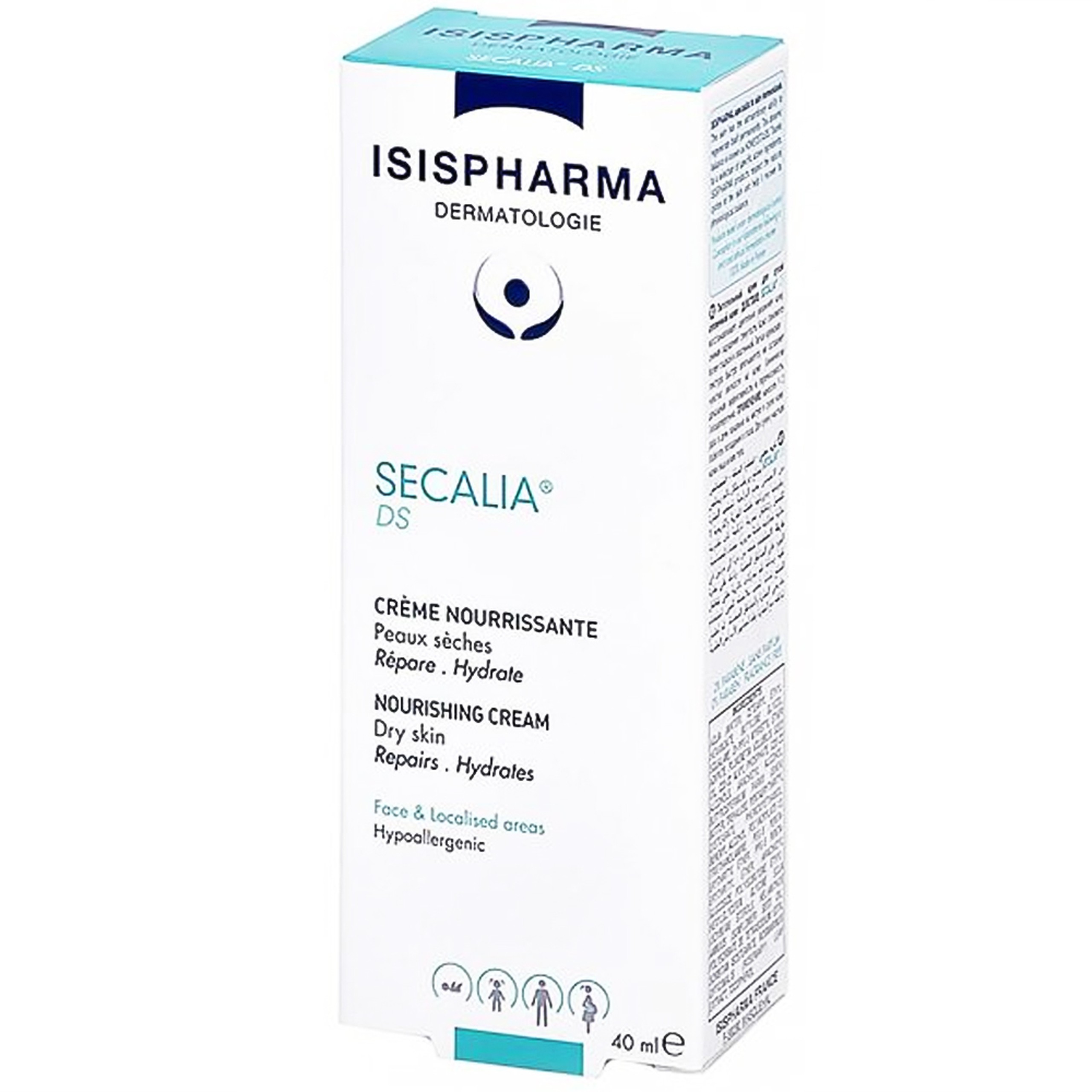 Kem dưỡng ẩm Secalia Ds IsisPharma giúp làm mềm và giữ ẩm cho da (40ml)