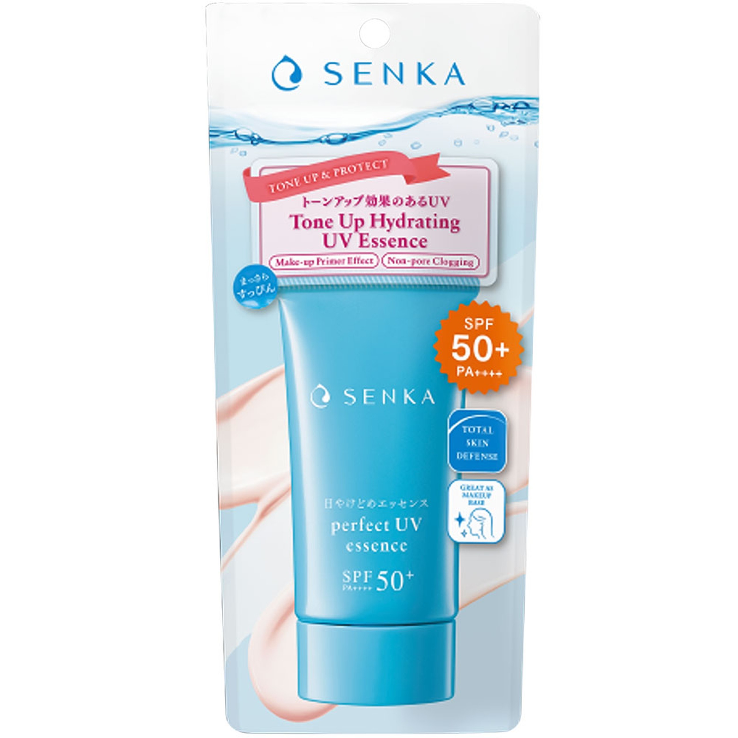 Chống nắng nâng tông Essence Senka Perfect UV Essence SPF50+ PA++++ dành cho mặt (50g)