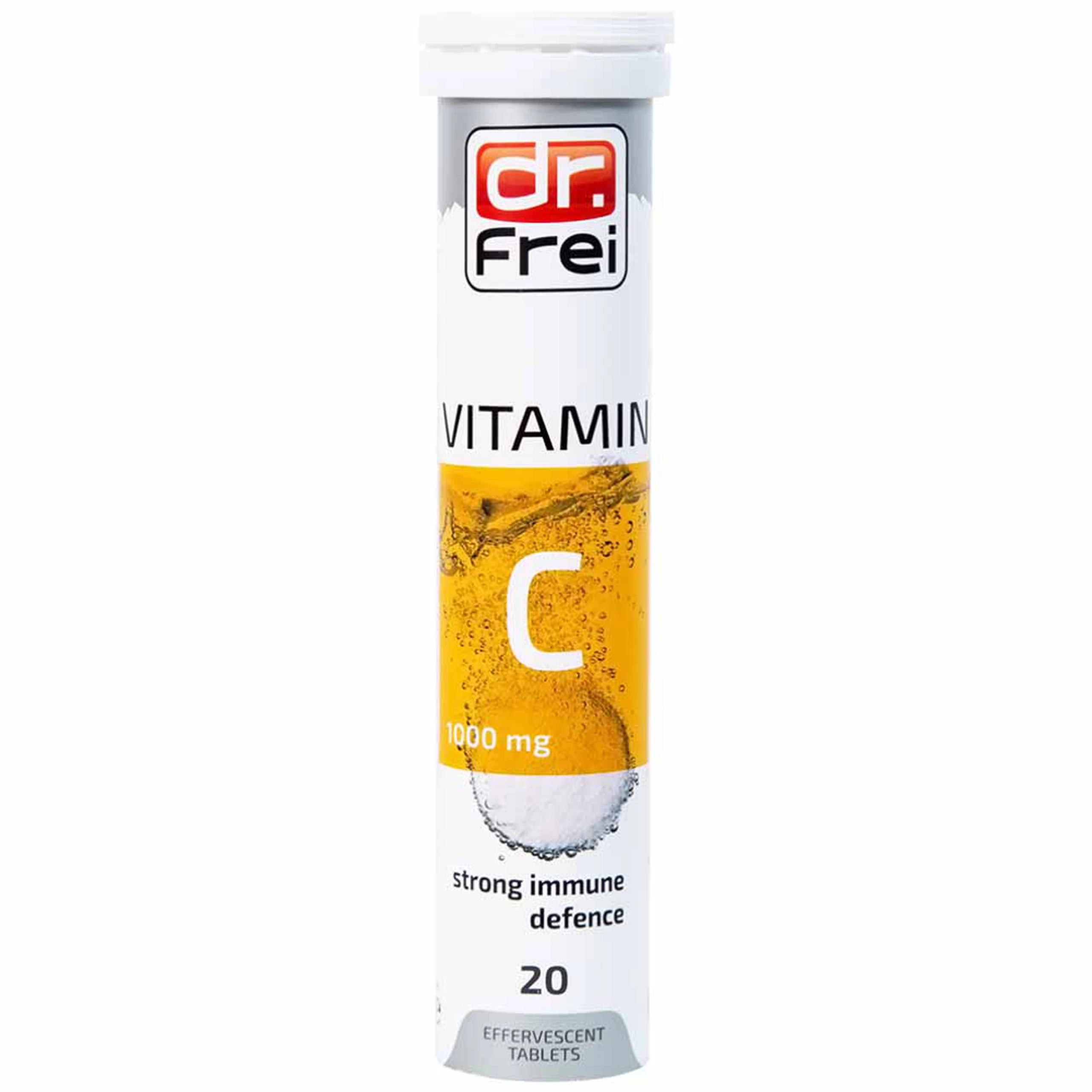 Viên sủi Vitamin C 1000mg Dr. Frei tăng cường sức đề kháng cho cơ thể, hỗ trợ chống oxy hóa (20 viên)