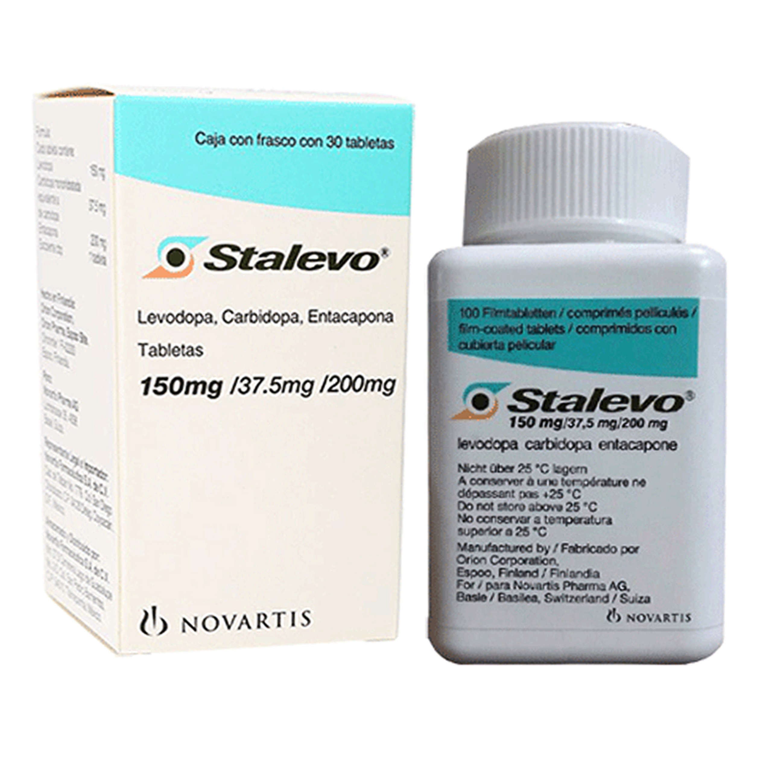 Thuốc Stalevo Novartis điều trị Parkinson (100 viên)