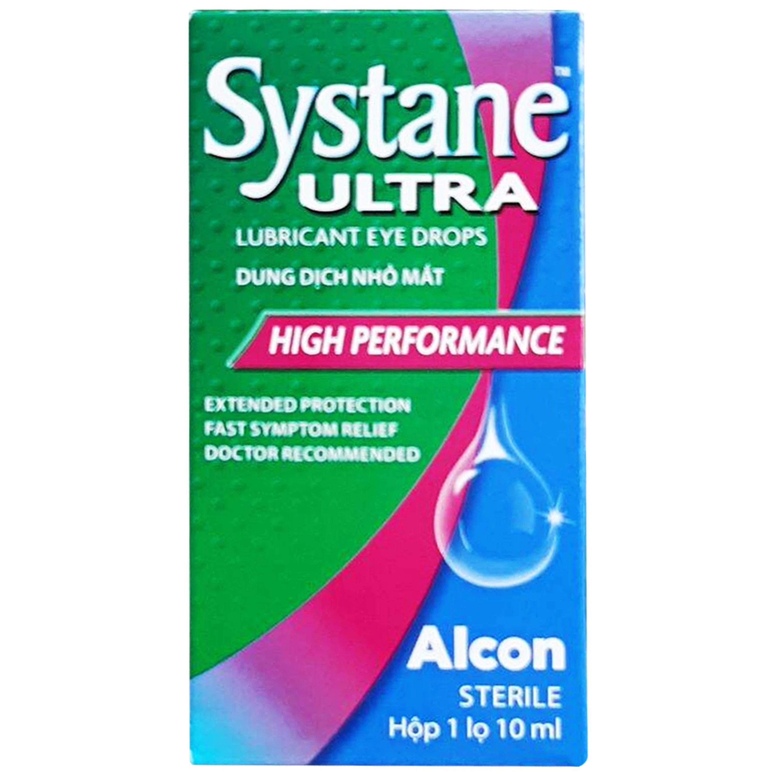 Thuốc nhỏ mắt Systane Ultra Alcon giảm các chứng rát và kích ứng do khô mắt (10ml)