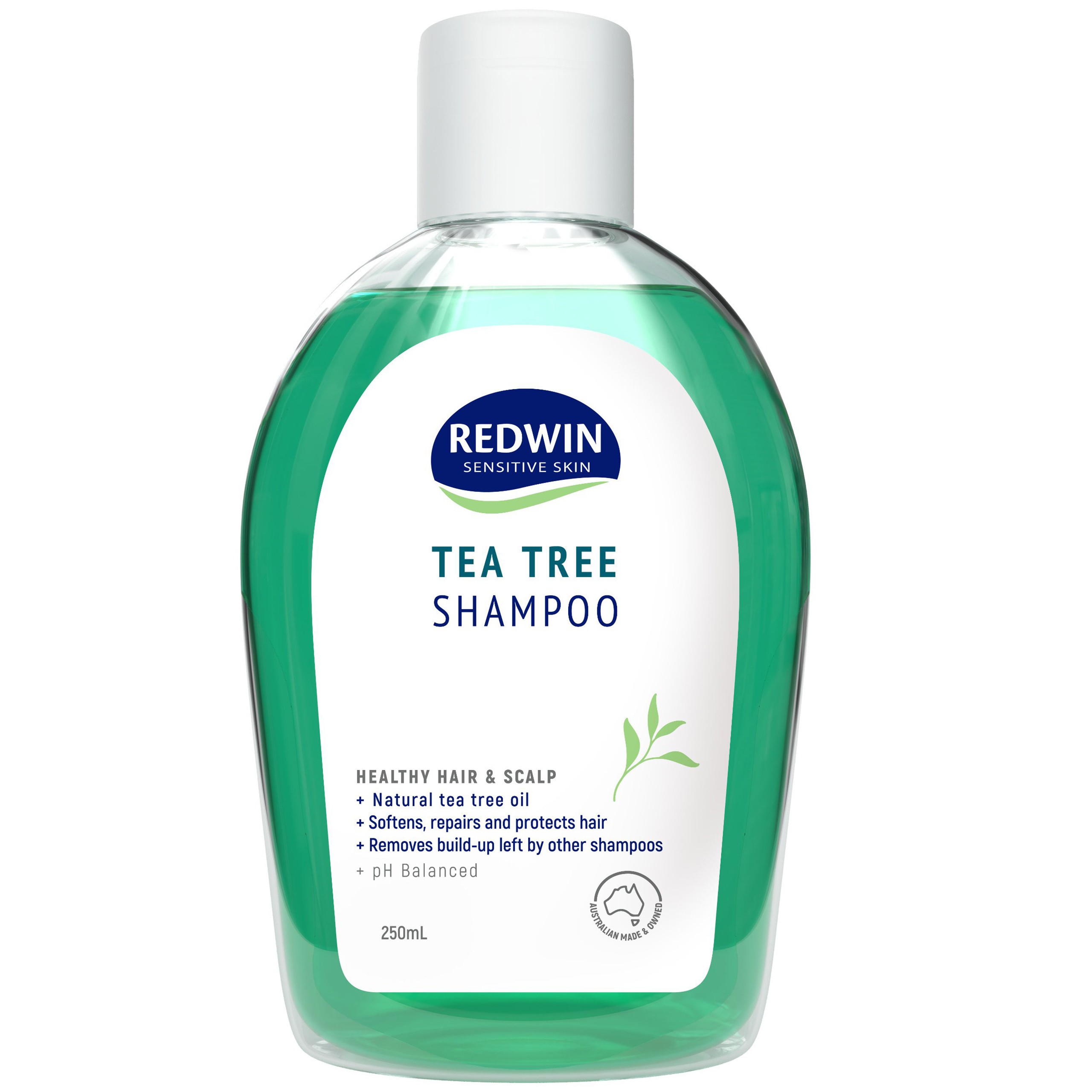 Dầu gội REDWIN Tea Tree Shampoo 250ml giảm những triệu chứng ngứa, gàu, vảy, nấm da đầu