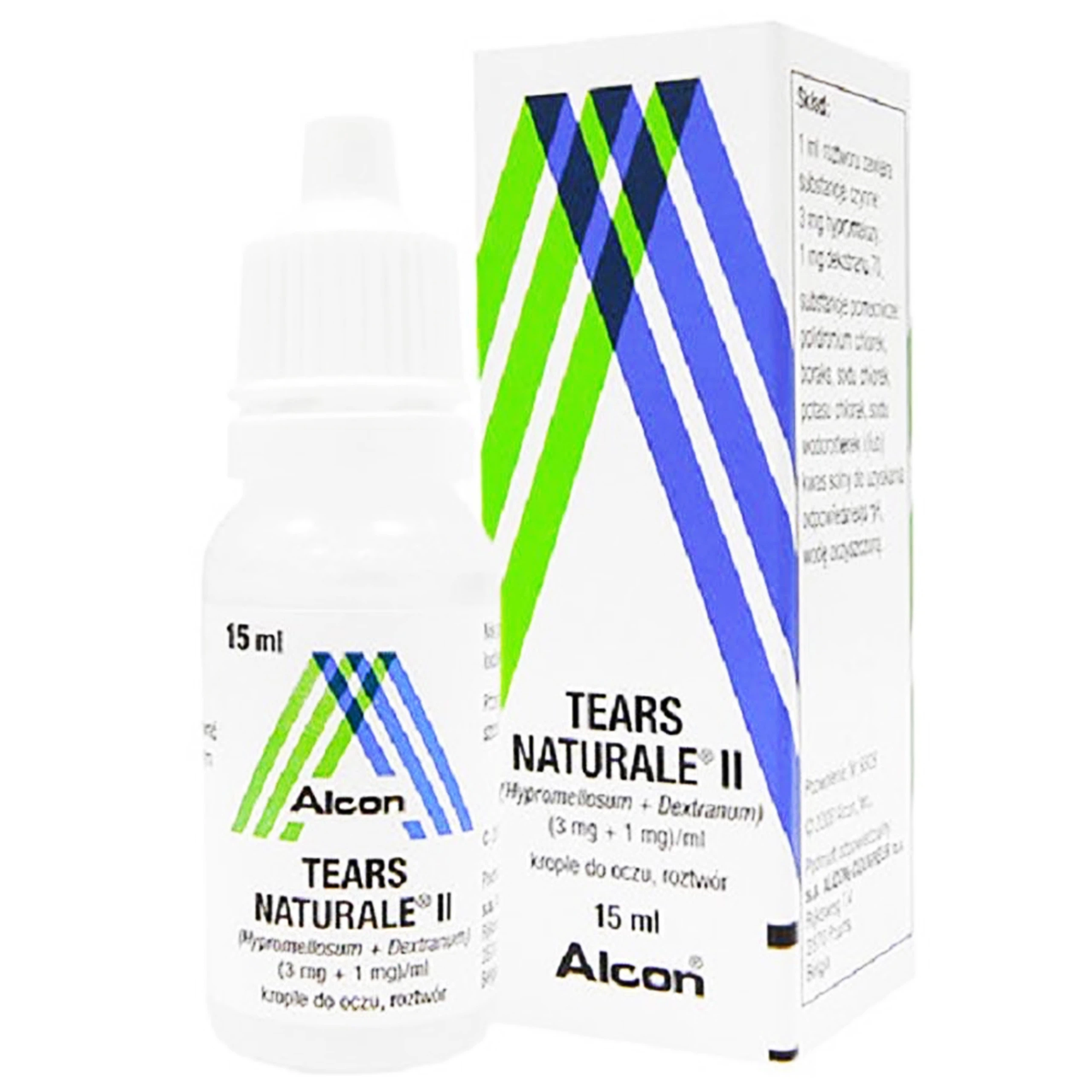Thuốc nhỏ mắt Tears Naturale II Alcon giảm tiết nước mắt hoặc dịch nhầy (15ml)