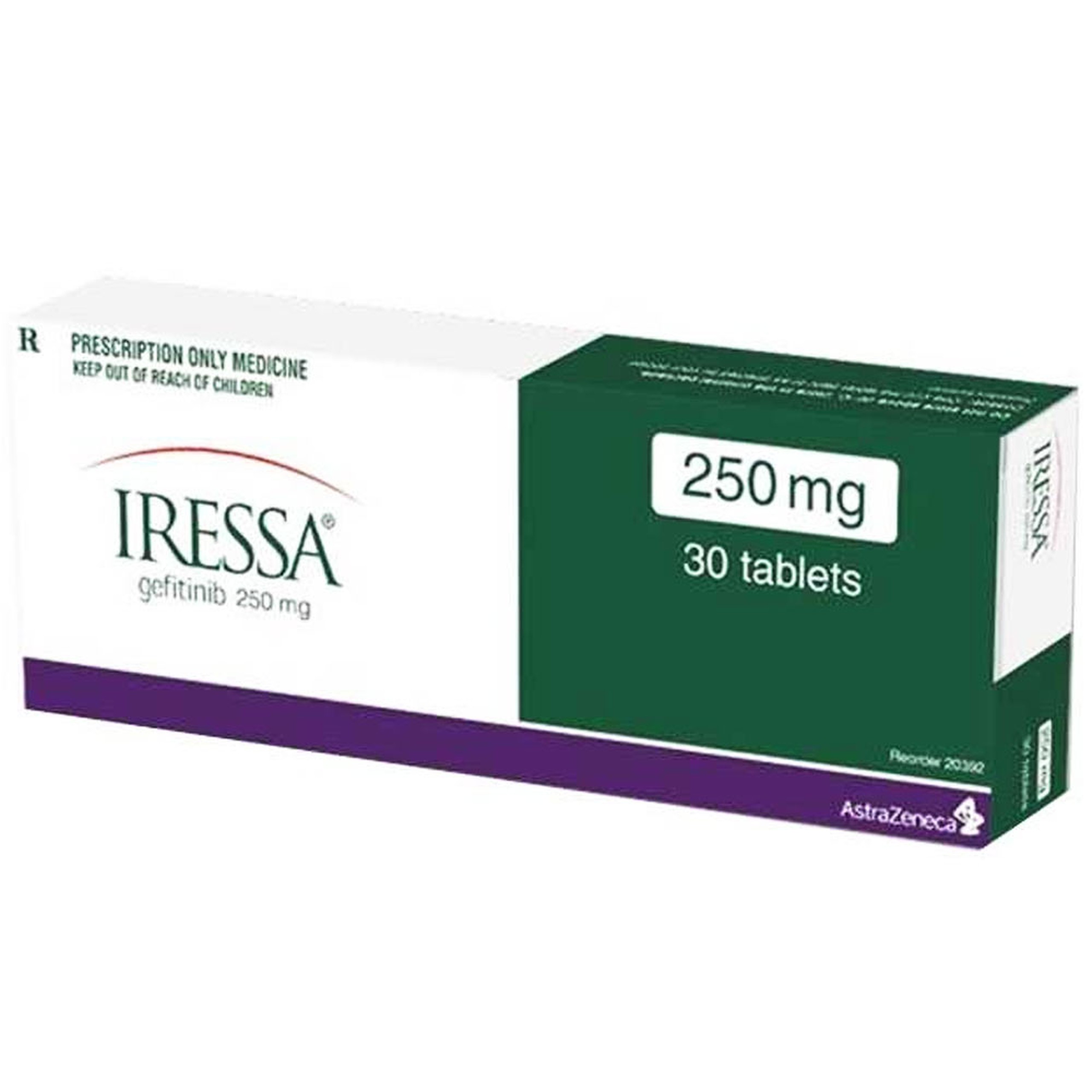 Thuốc Iressa 250mg AstraZeneca hỗ trợ điều trị ung thư phổi (3 vỉ x 10 viên)