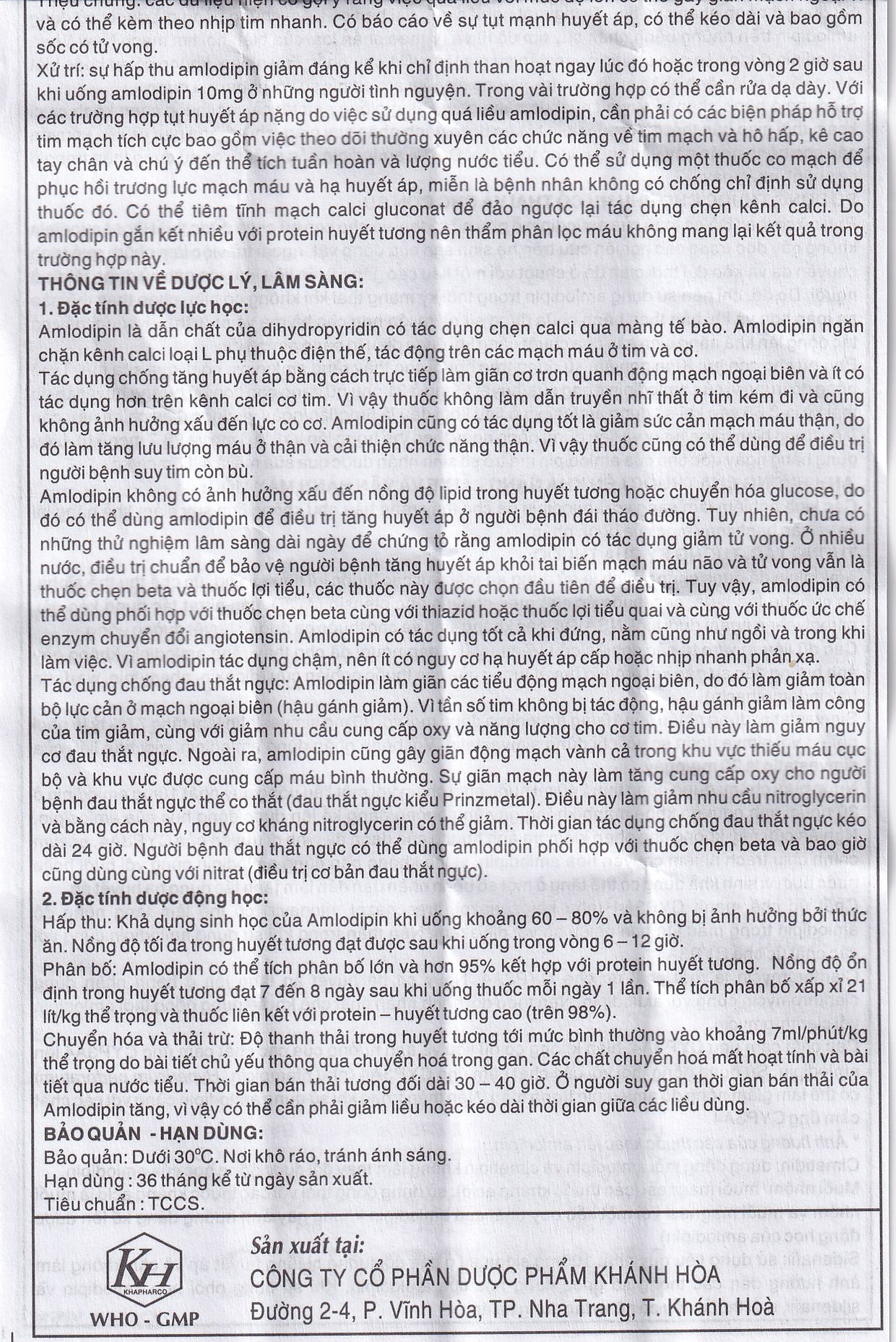 Thuốc Kavasdin 5 Khánh Hòa hỗ trợ điều trị tăng huyết áp (10 vỉ x 10 viên)