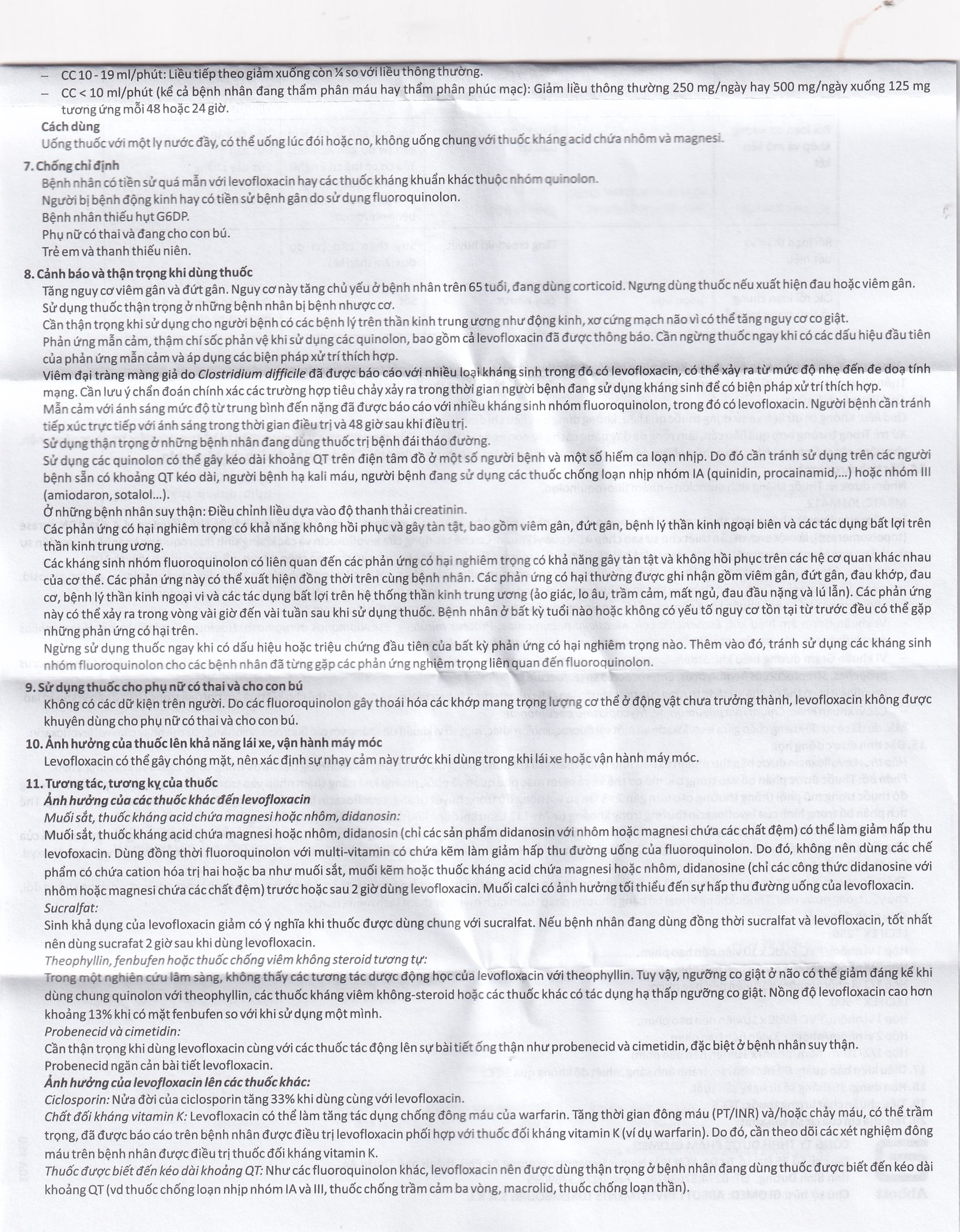 Thuốc Lecifex 500mg Abbott điều trị nhiễm khuẩn nhẹ, vừa và nặng (2 vỉ x 10 viên)