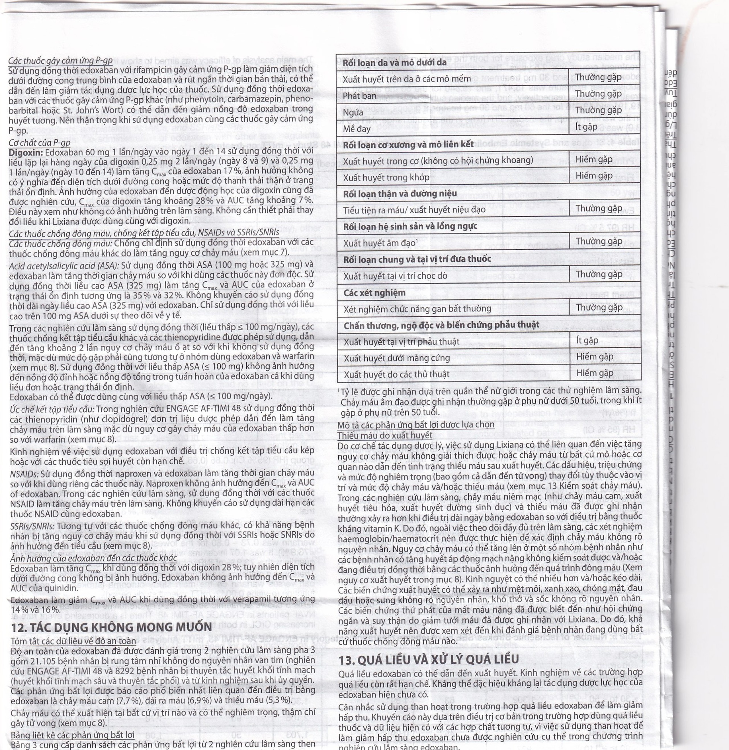 Thuốc Lixiana 60mg Daiichi-Sankyo phòng ngừa đột quỵ và cục máu đông (2 vỉ x 14 viên)