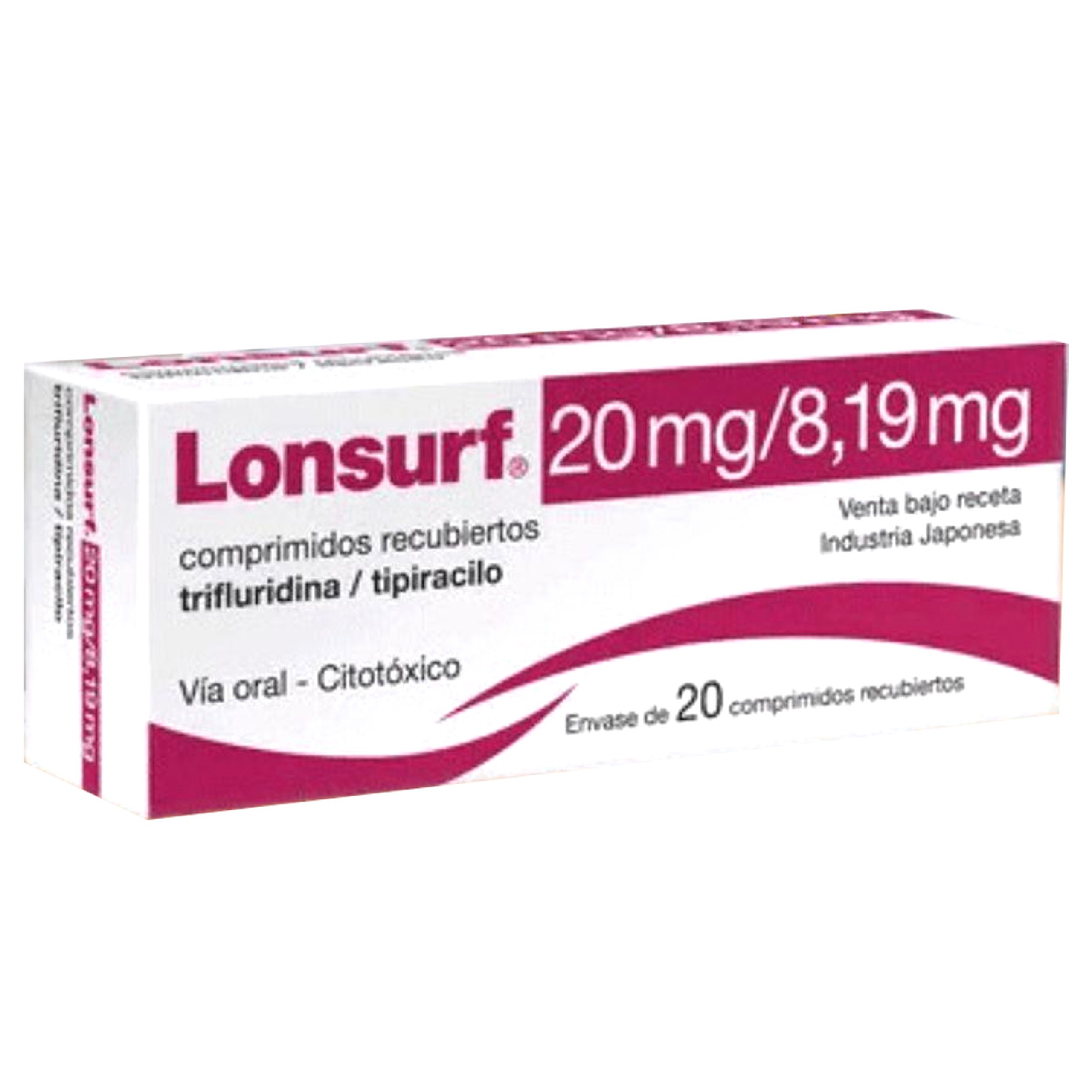 Thuốc Lonsurf 20mg/8.19mg Taiho điều trị ung thư đại - trực tràng, dạ dày đã di căn (2 vỉ x 10 viên)