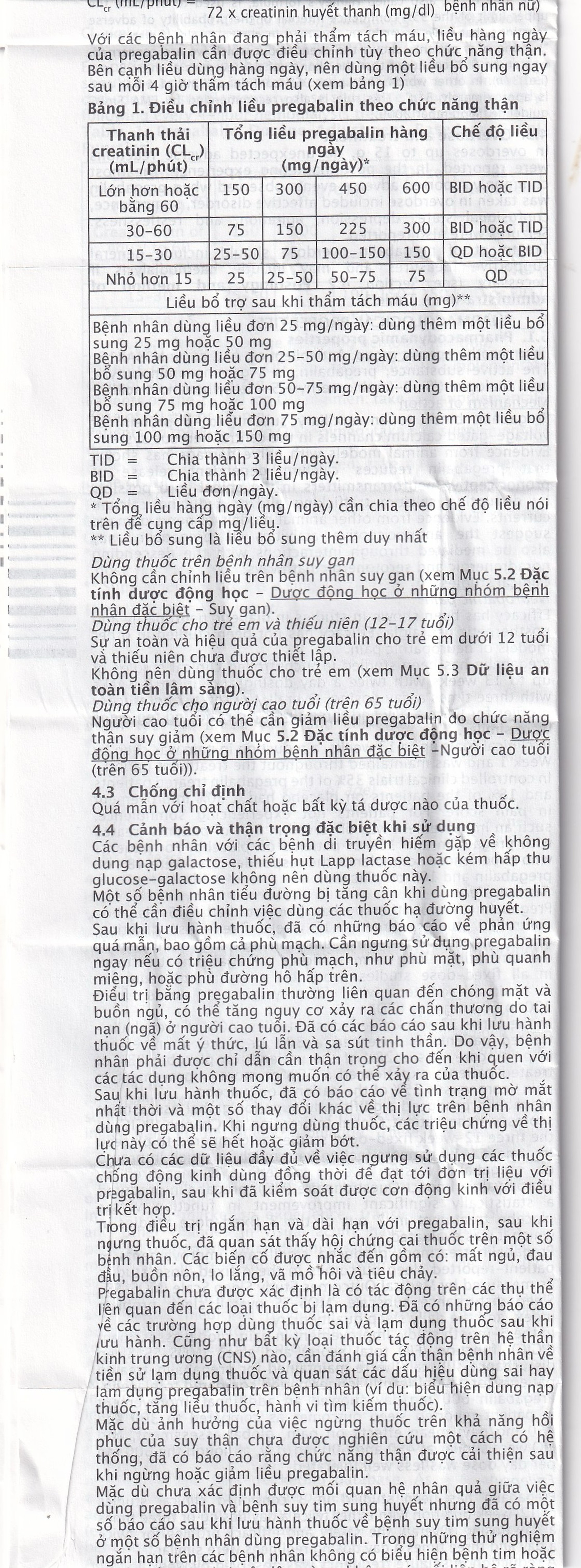 Viên nang cứng Lyrica 75mg Viatris điều trị đau thần kinh, động kinh cục bộ (4 vỉ x 14 viên) 