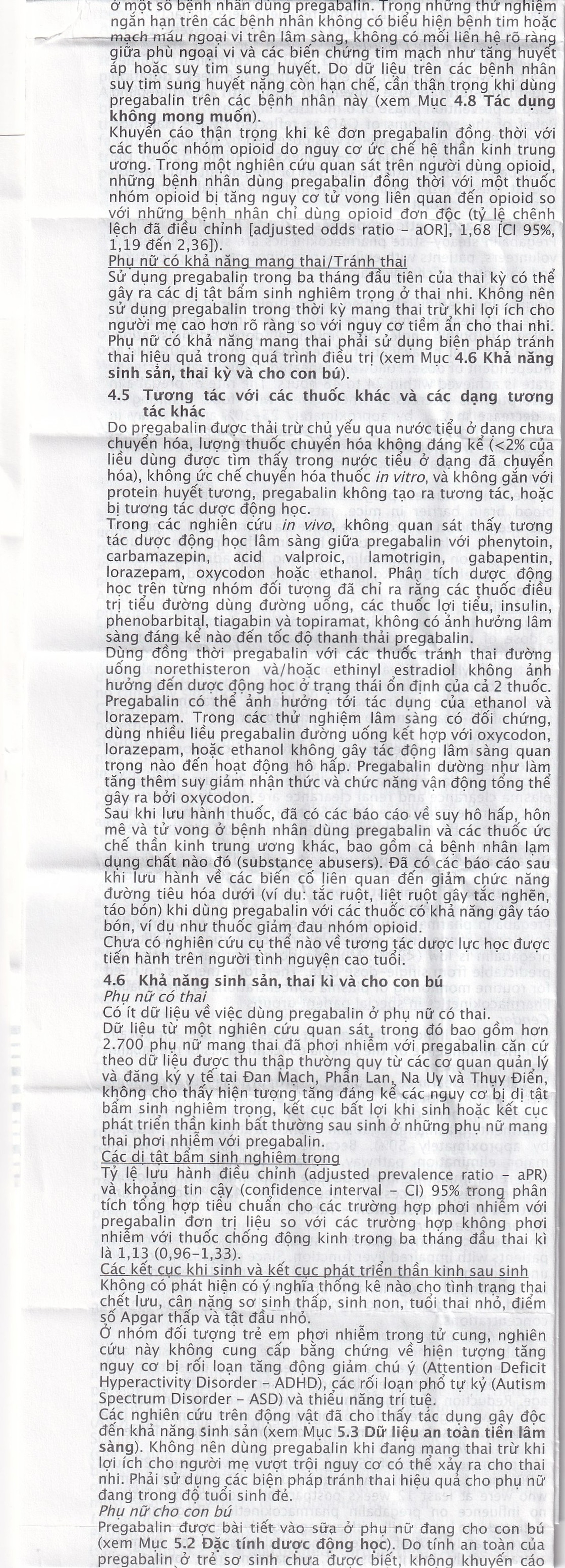 Viên nang cứng Lyrica 75mg Viatris điều trị đau thần kinh, động kinh cục bộ (4 vỉ x 14 viên) 