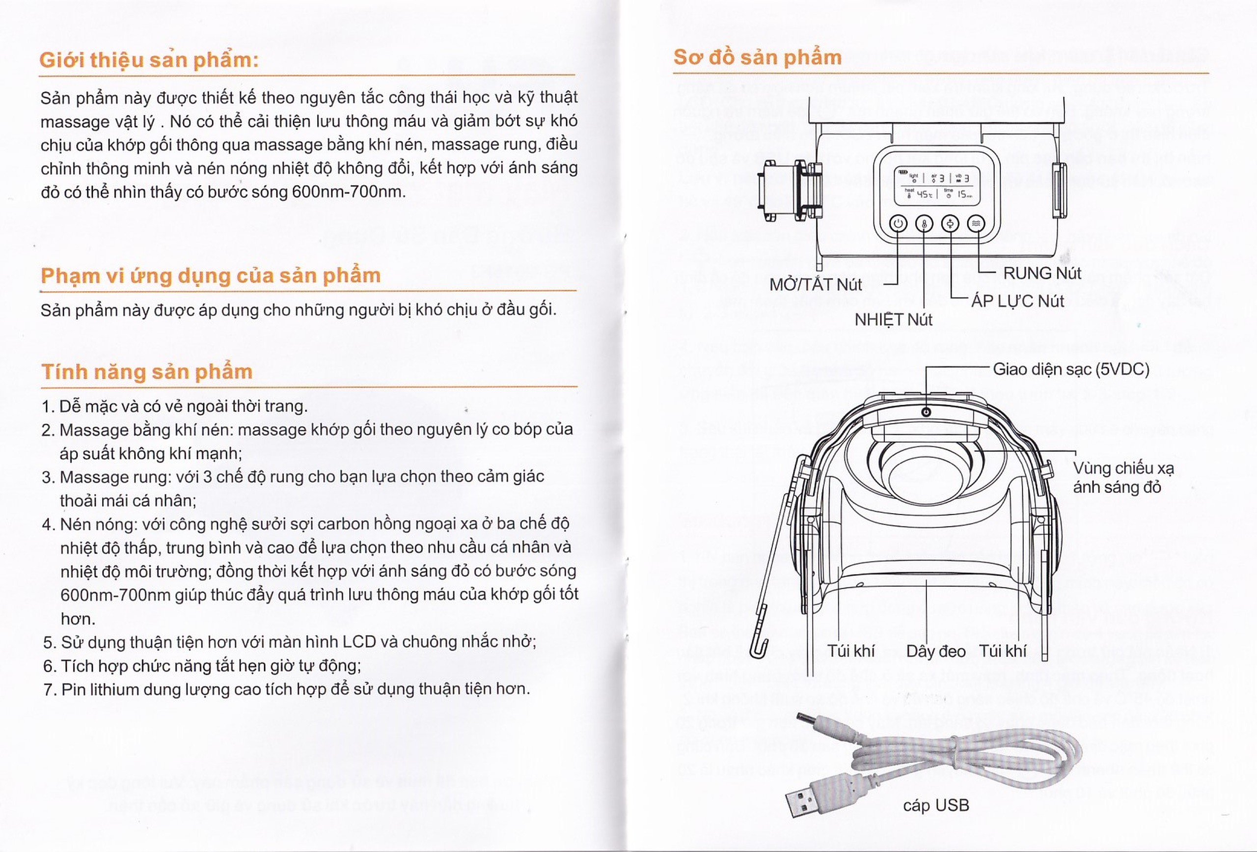 Máy massage (mát xa) đầu gối Fuji PG-2015F3 giúp cải thiện lưu thông máu và giảm bớt sự khó chịu của khớp gối