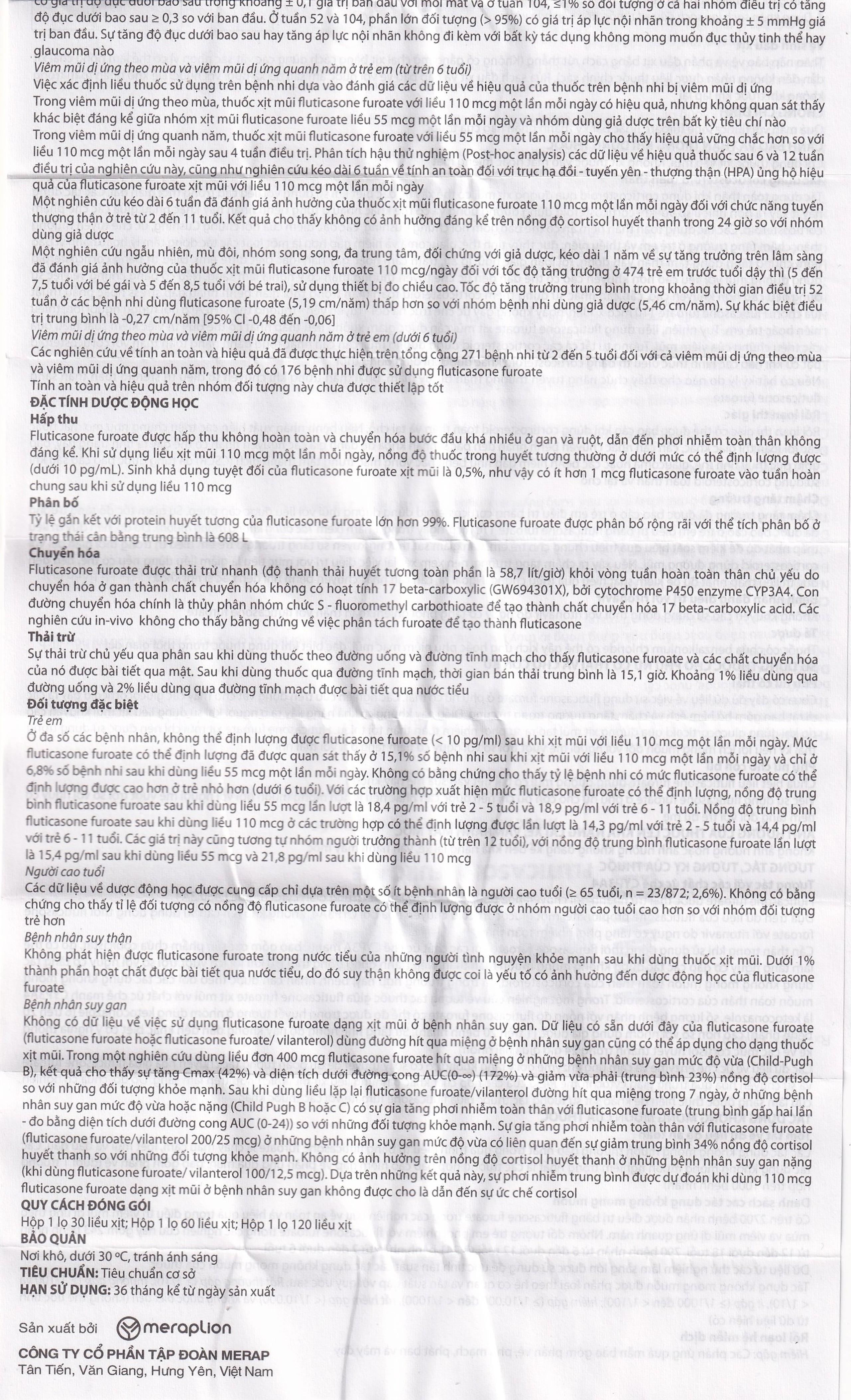 Thuốc xịt mũi Meseca Advanced Merap điều trị các triệu chứng chảy nước mũi, sung huyết mũi, ngứa mũi (60 liều)